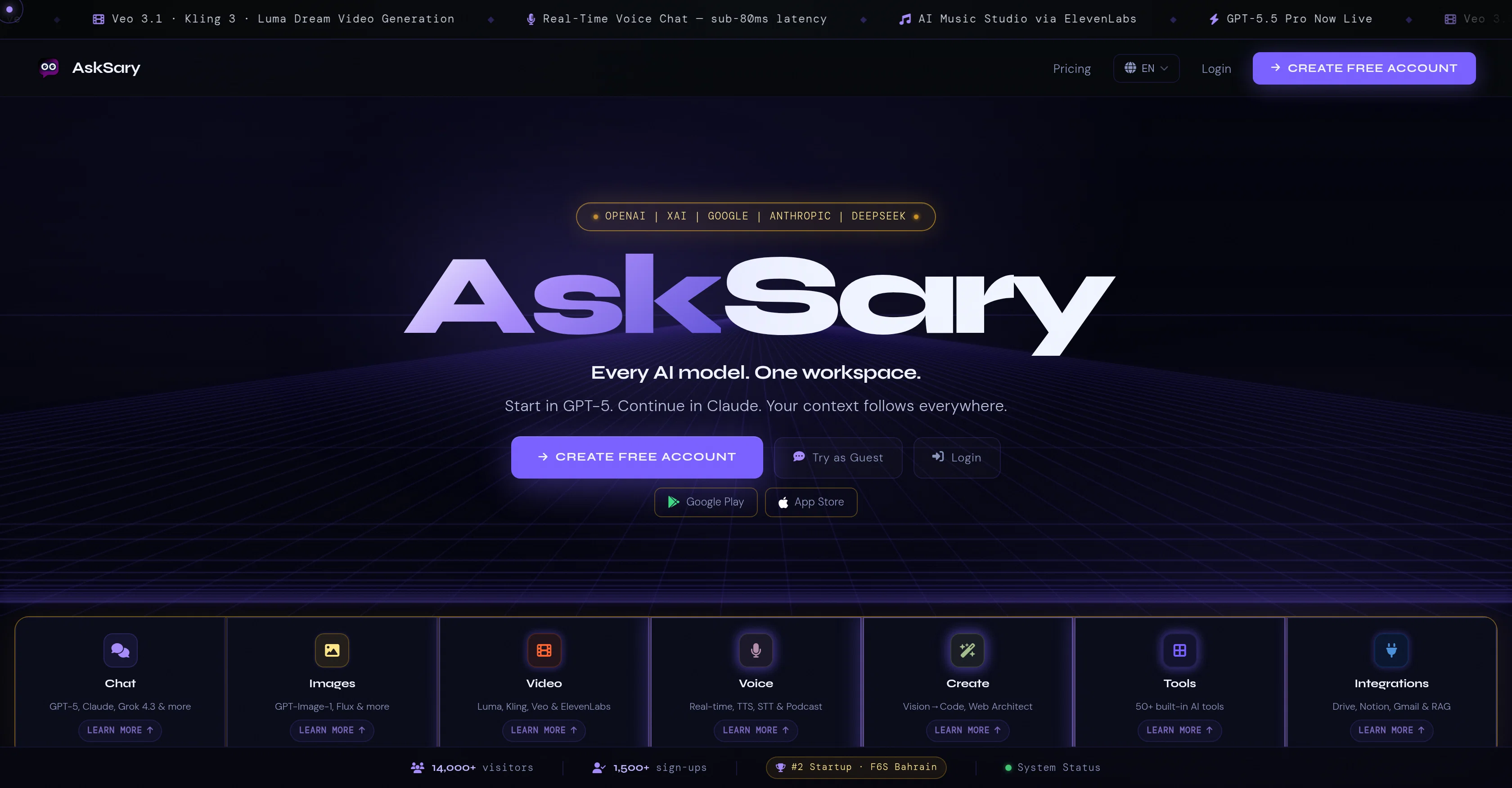 AskSary website
