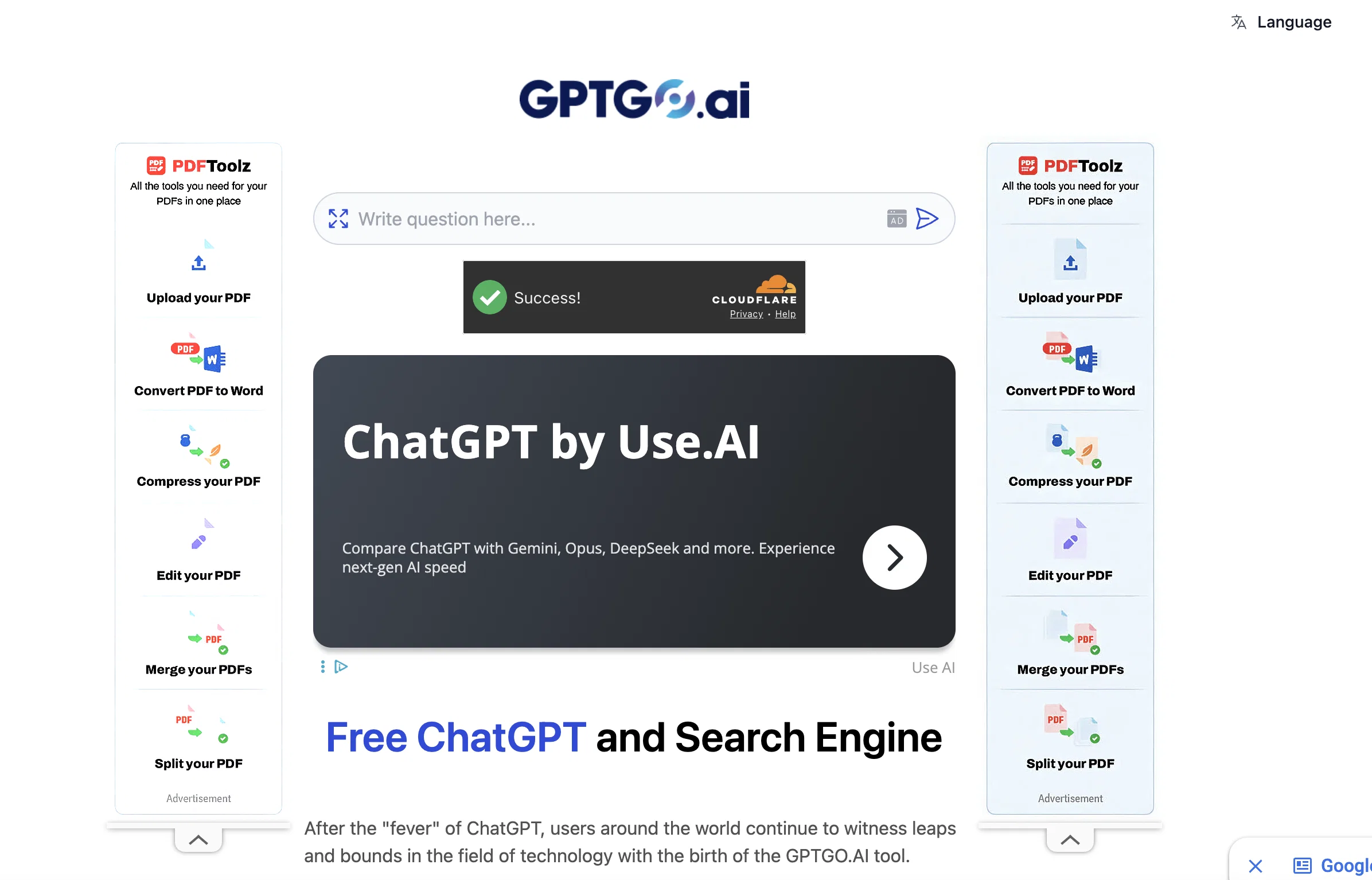 GPTGo website