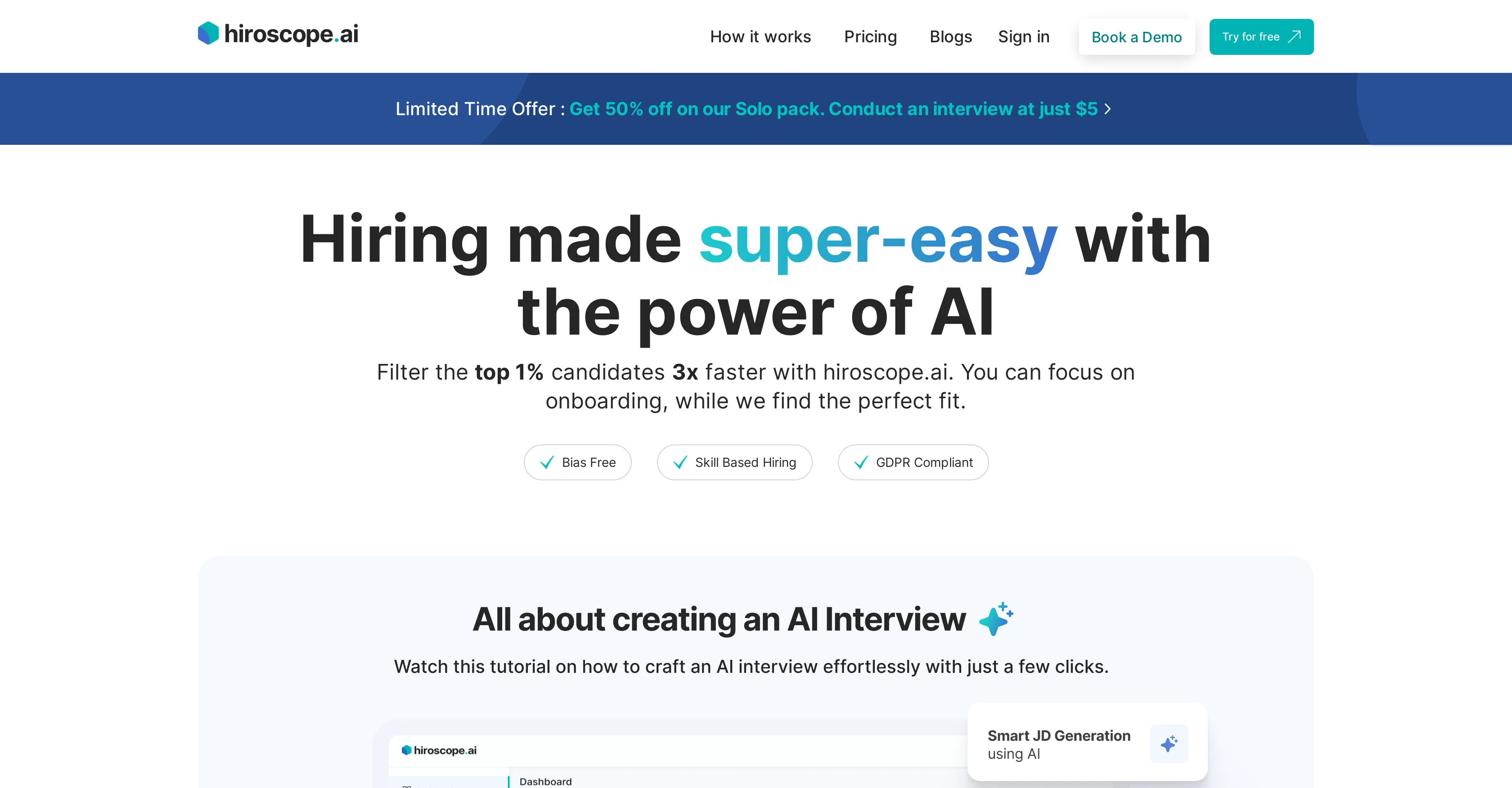 hiroscope.ai website