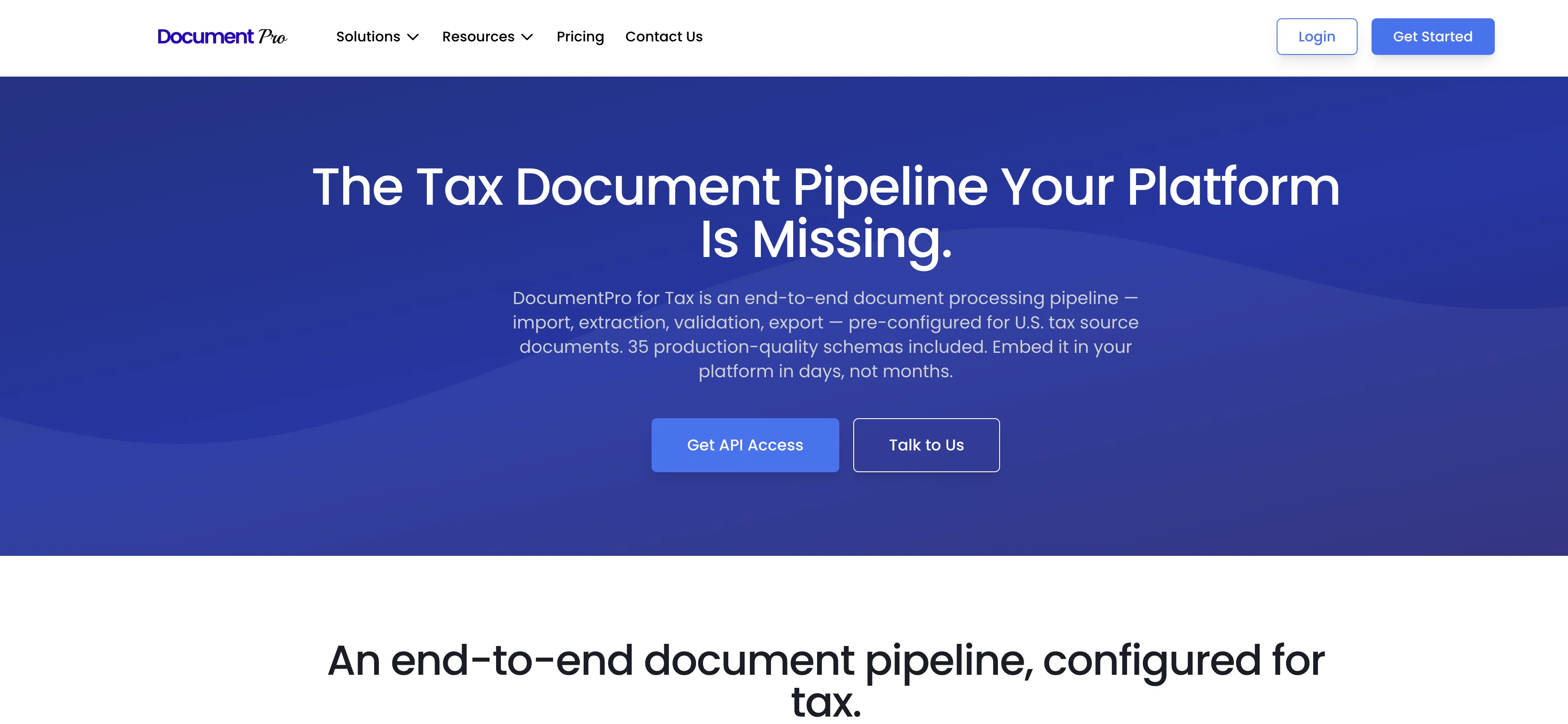 DocumentPro website