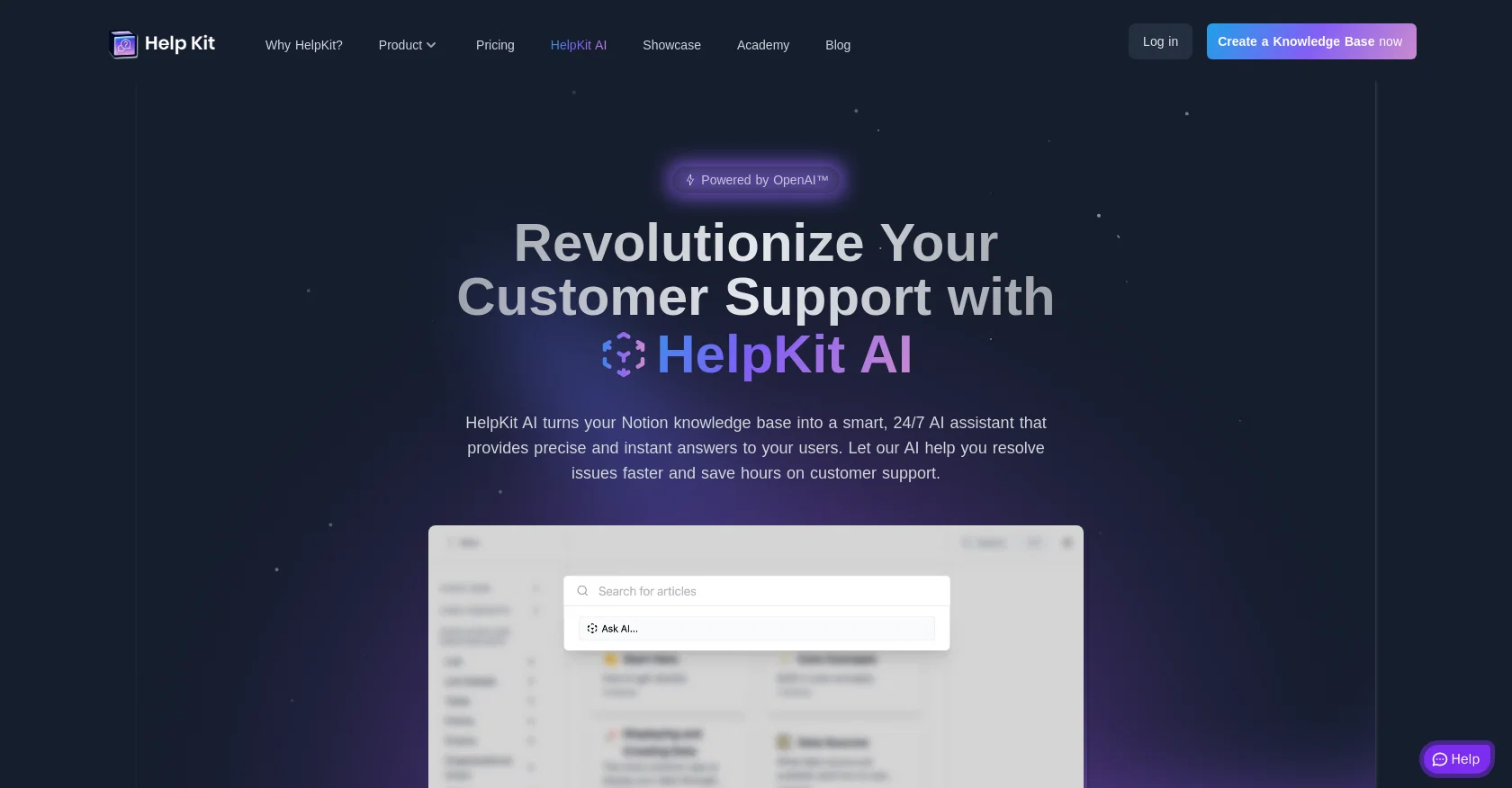 Helpkit website