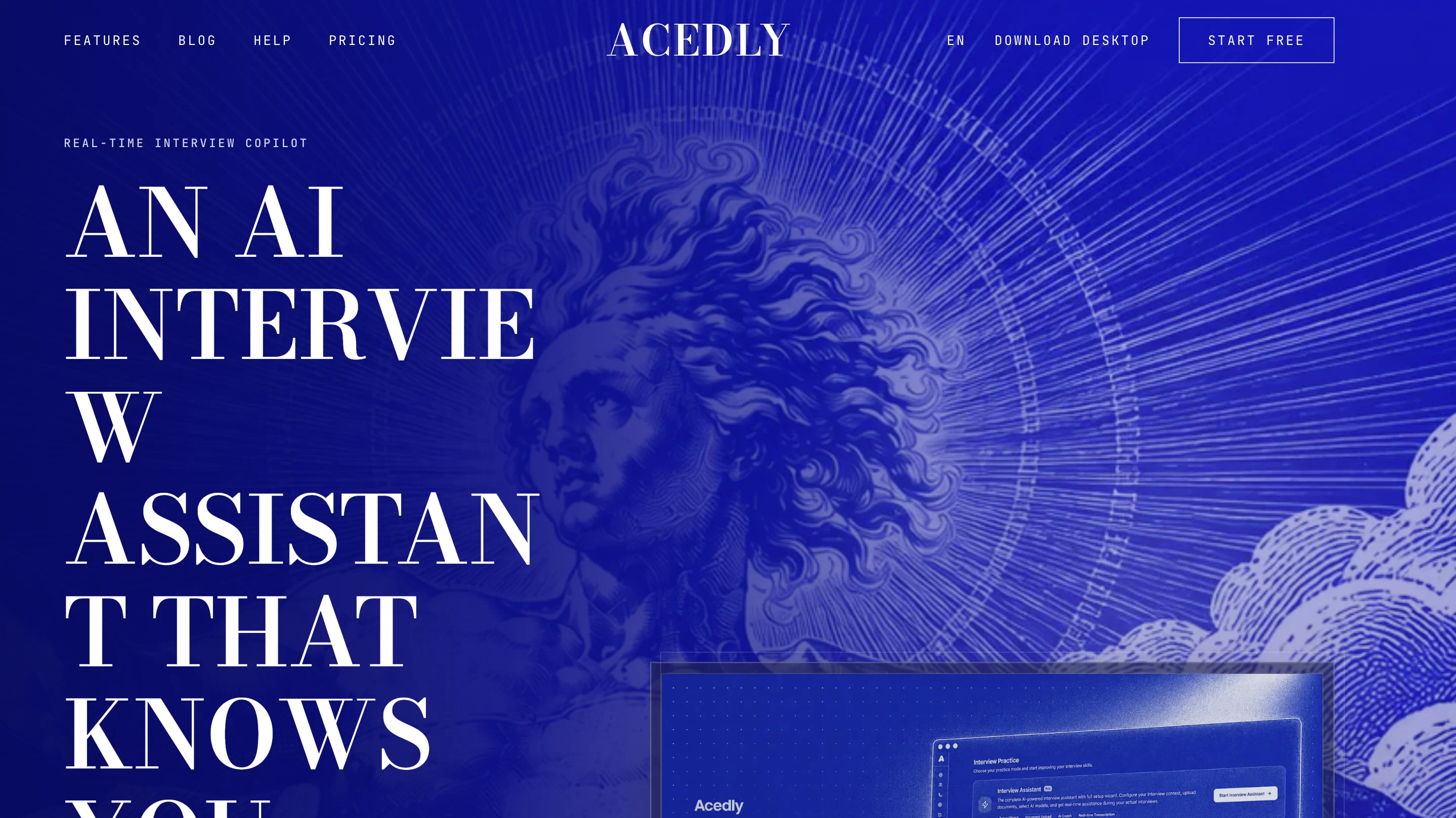 Acedly AI website
