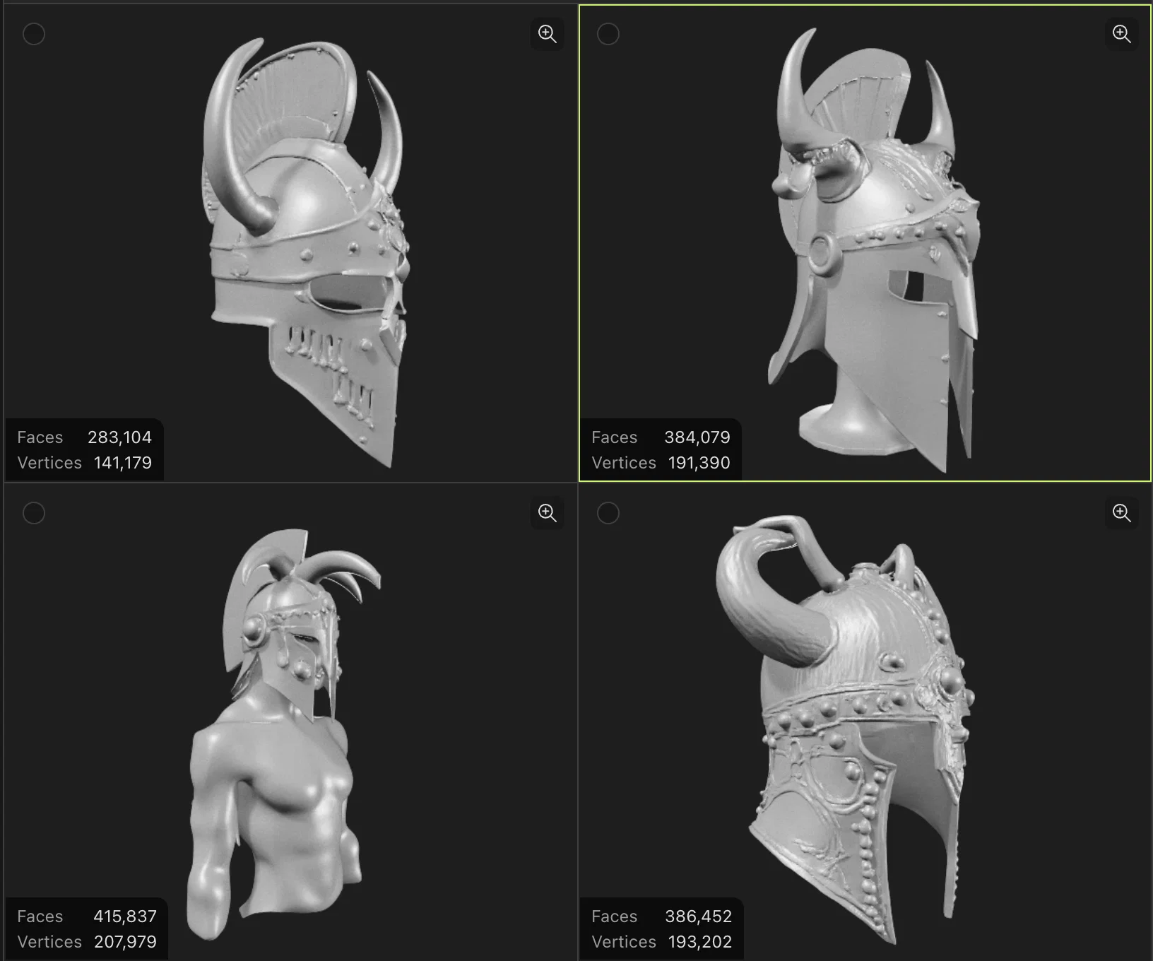 Custom Fantasy Helmet Generator