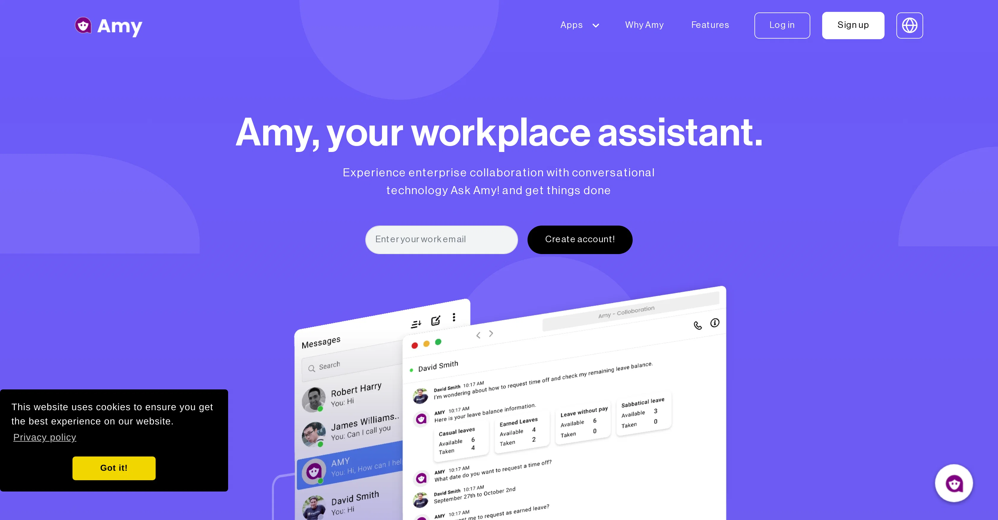 Amy Pro website