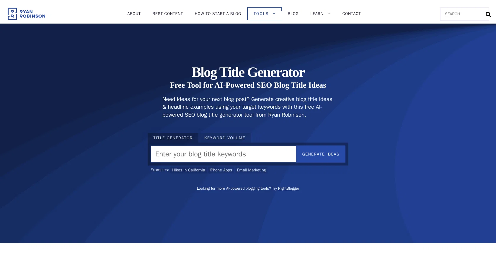 Ryrob website