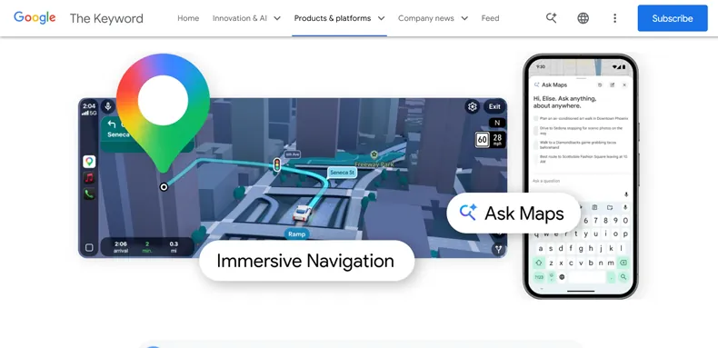Ask Maps by Google
