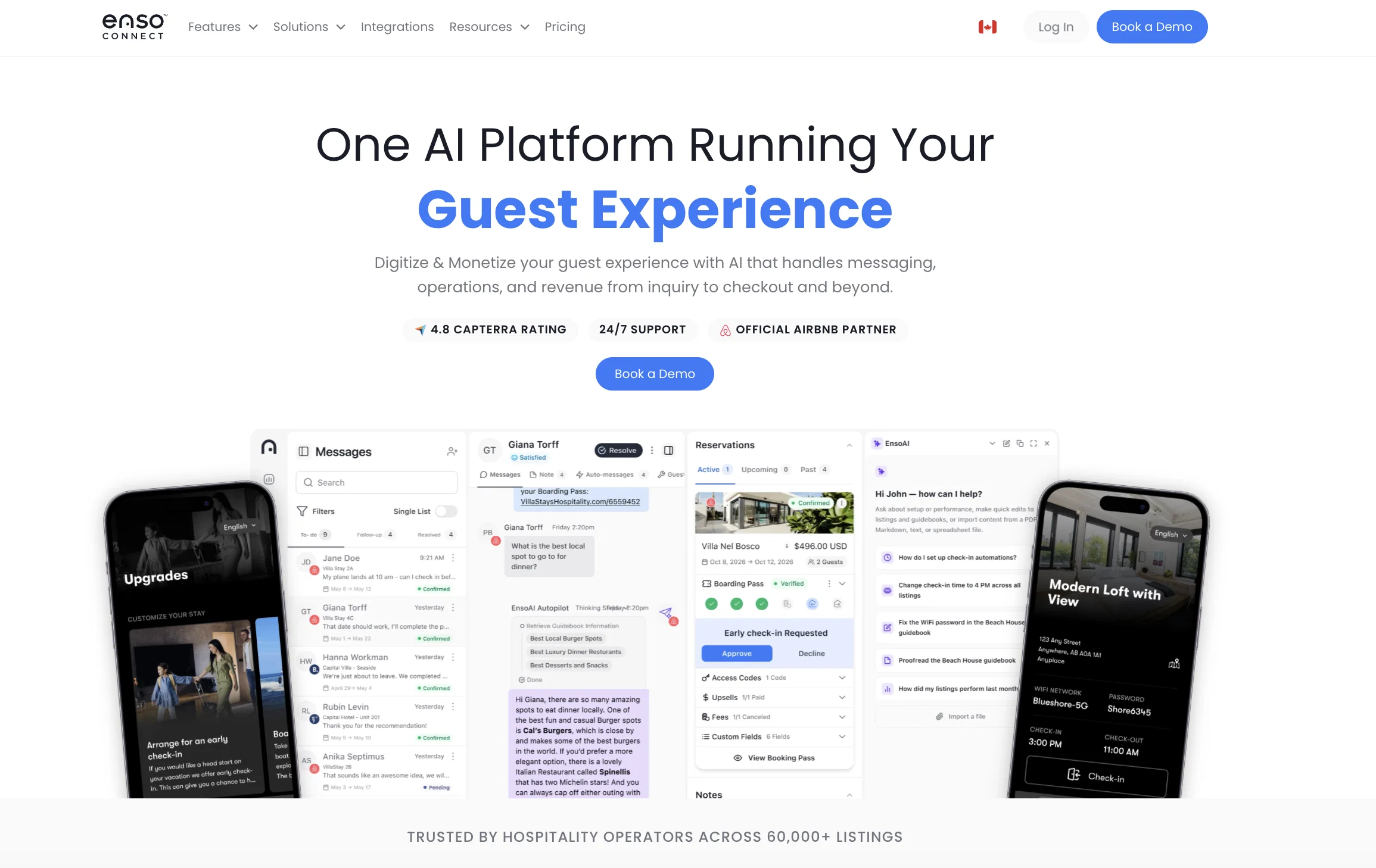 Enso Connect website