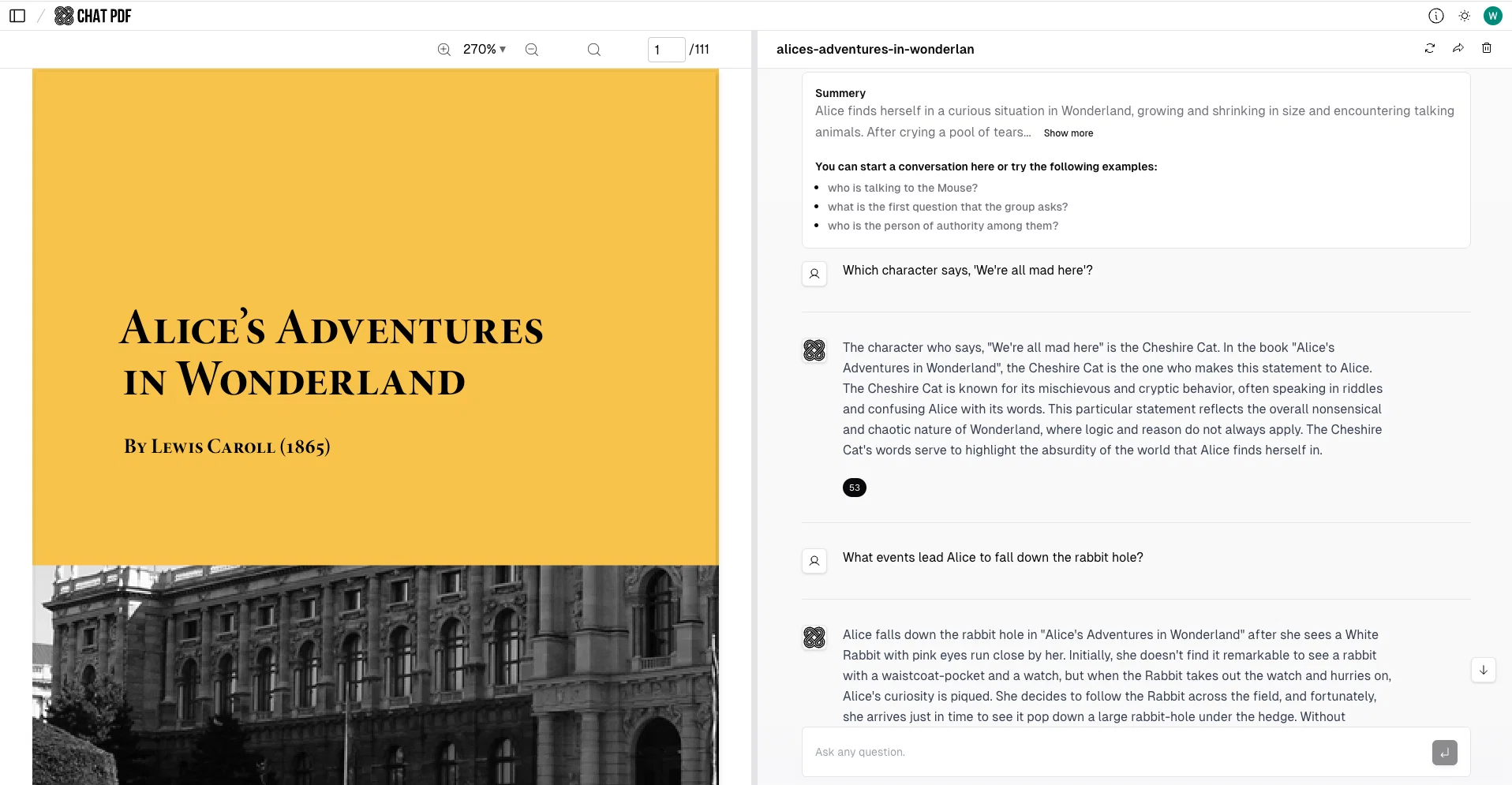 ChatPDF.ae website