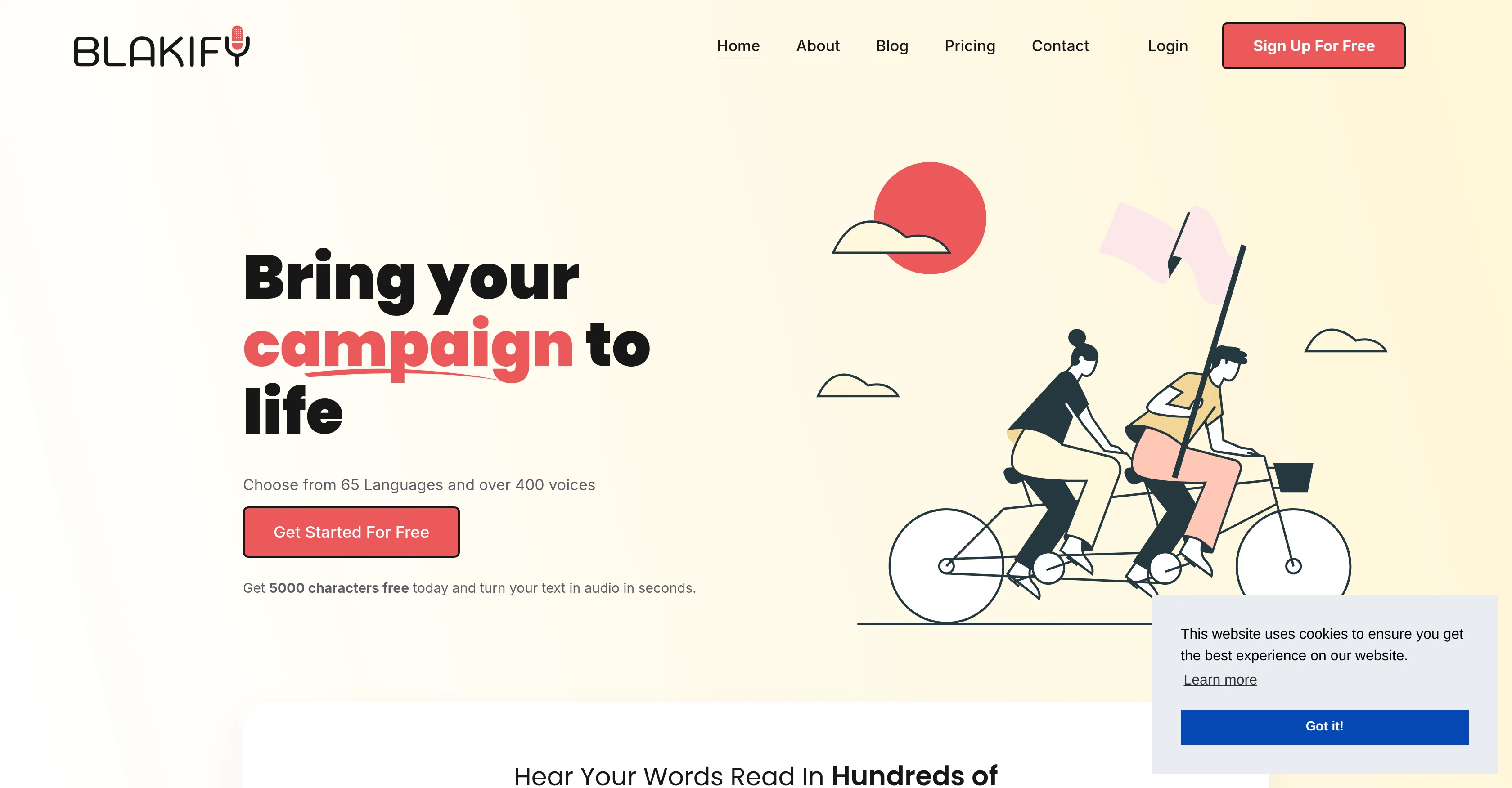Blakify website
