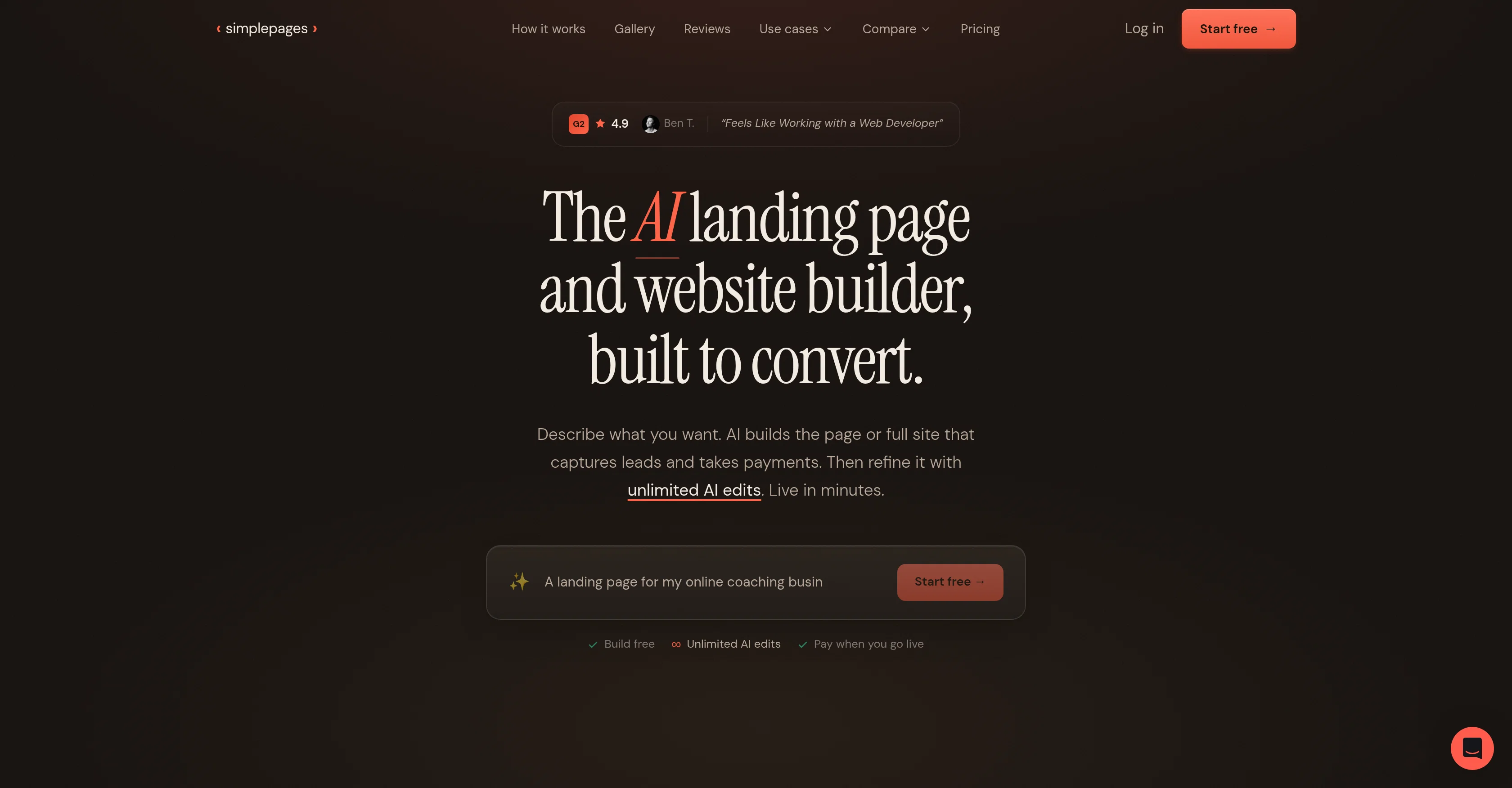 SimplePages website