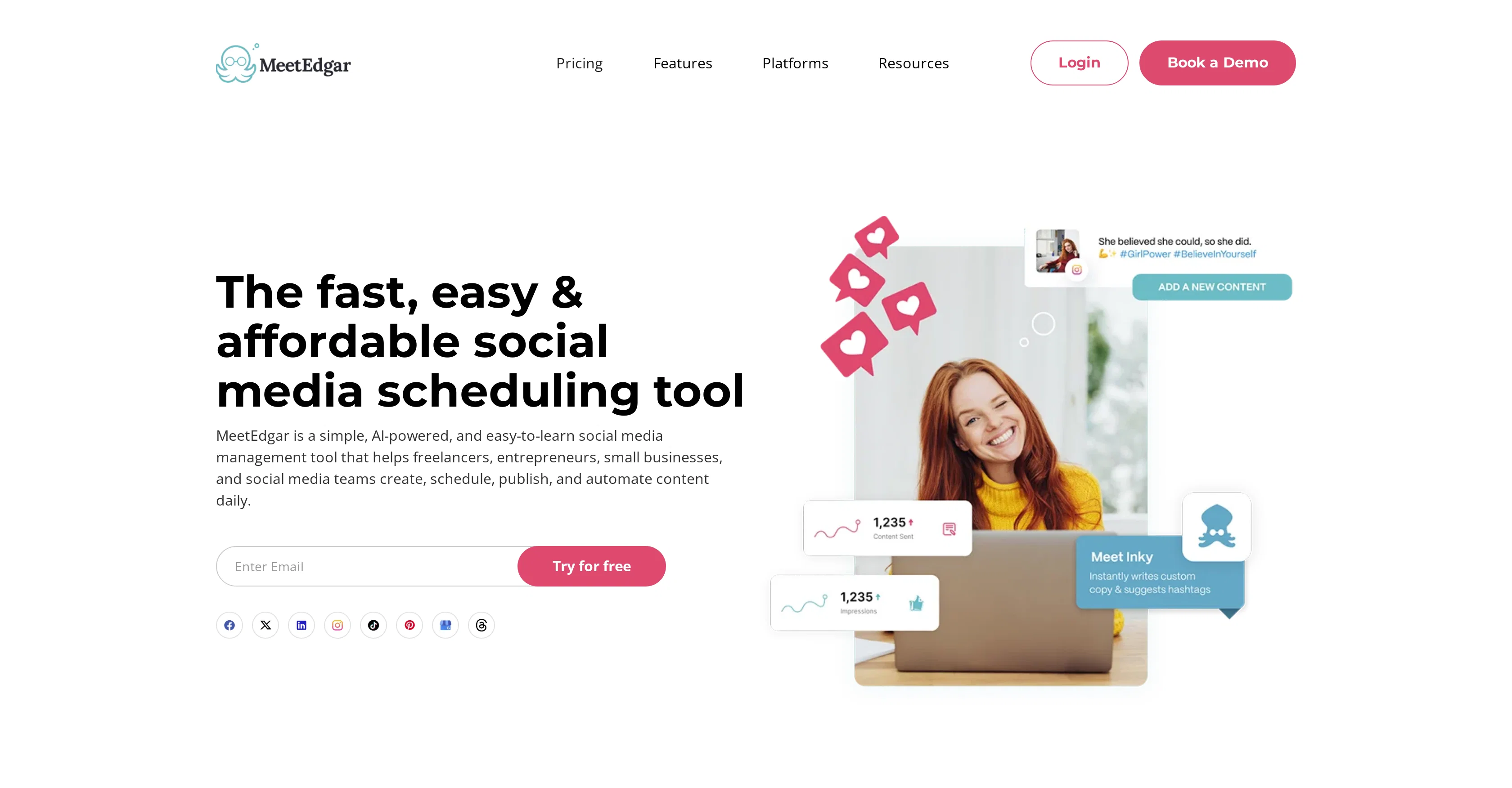 MeetEdgar website