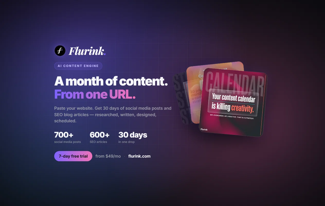 Flurink website