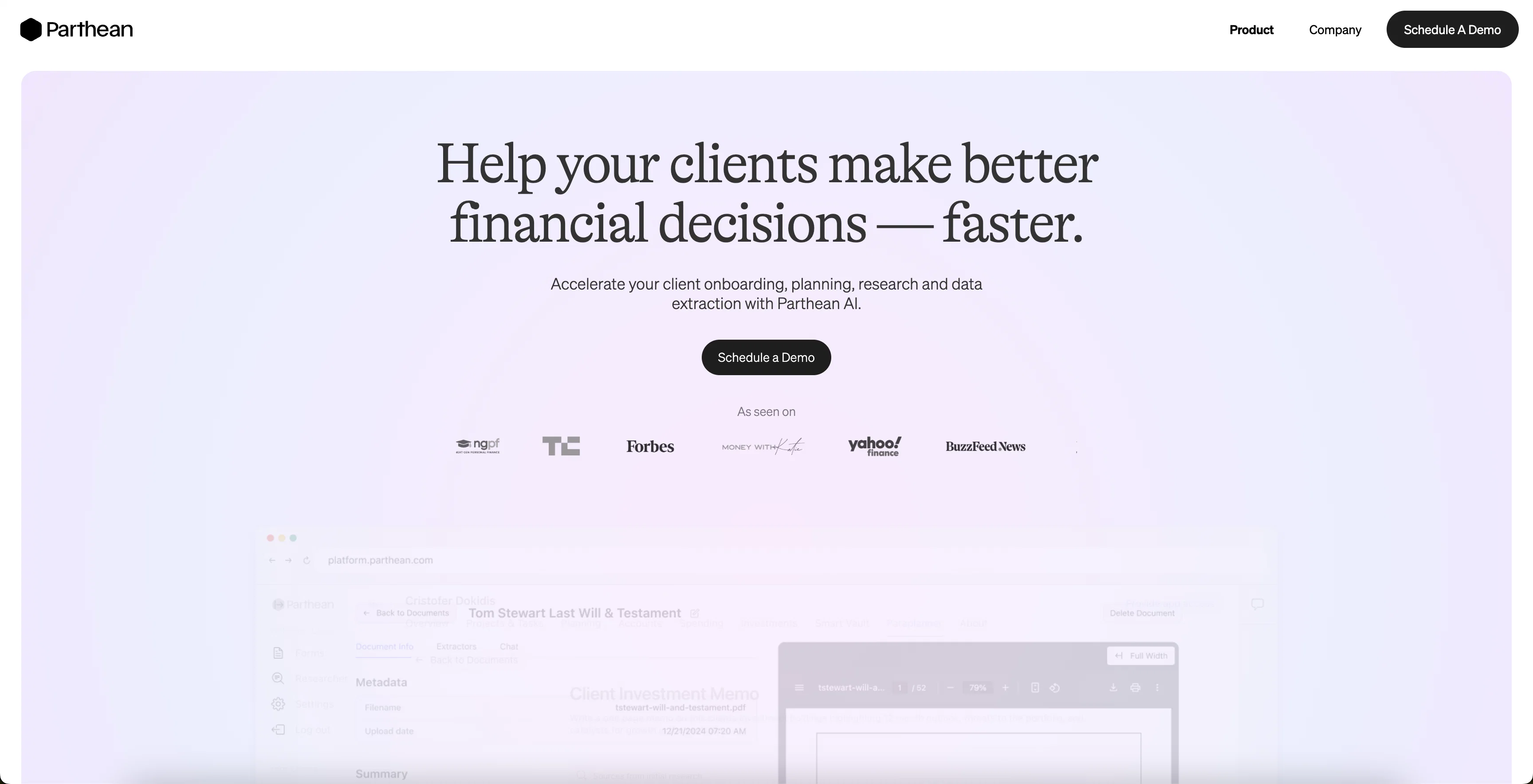 Parthean website