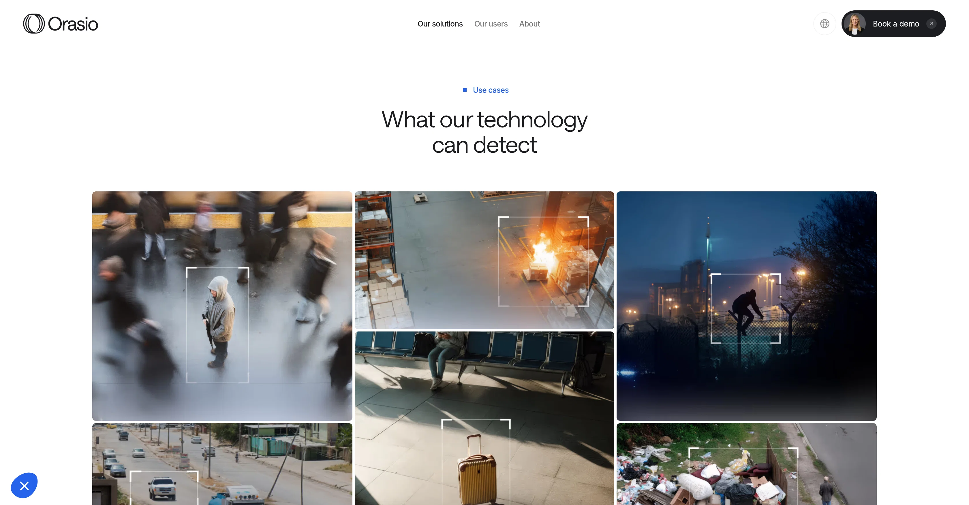 Orasio website