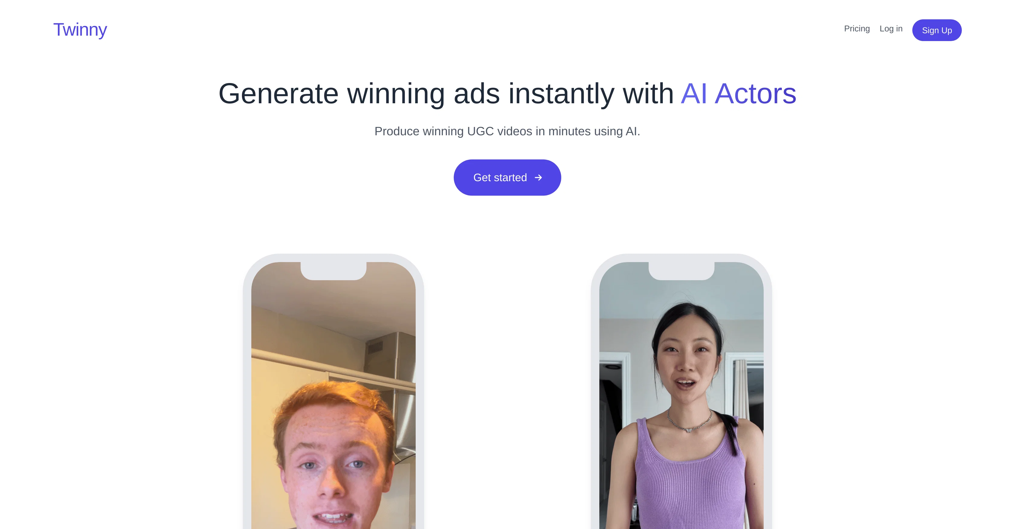 Twinny Ads website