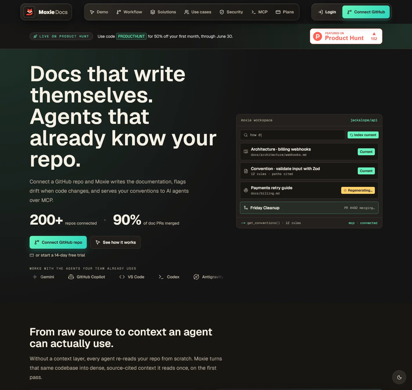 Moxie Docs website
