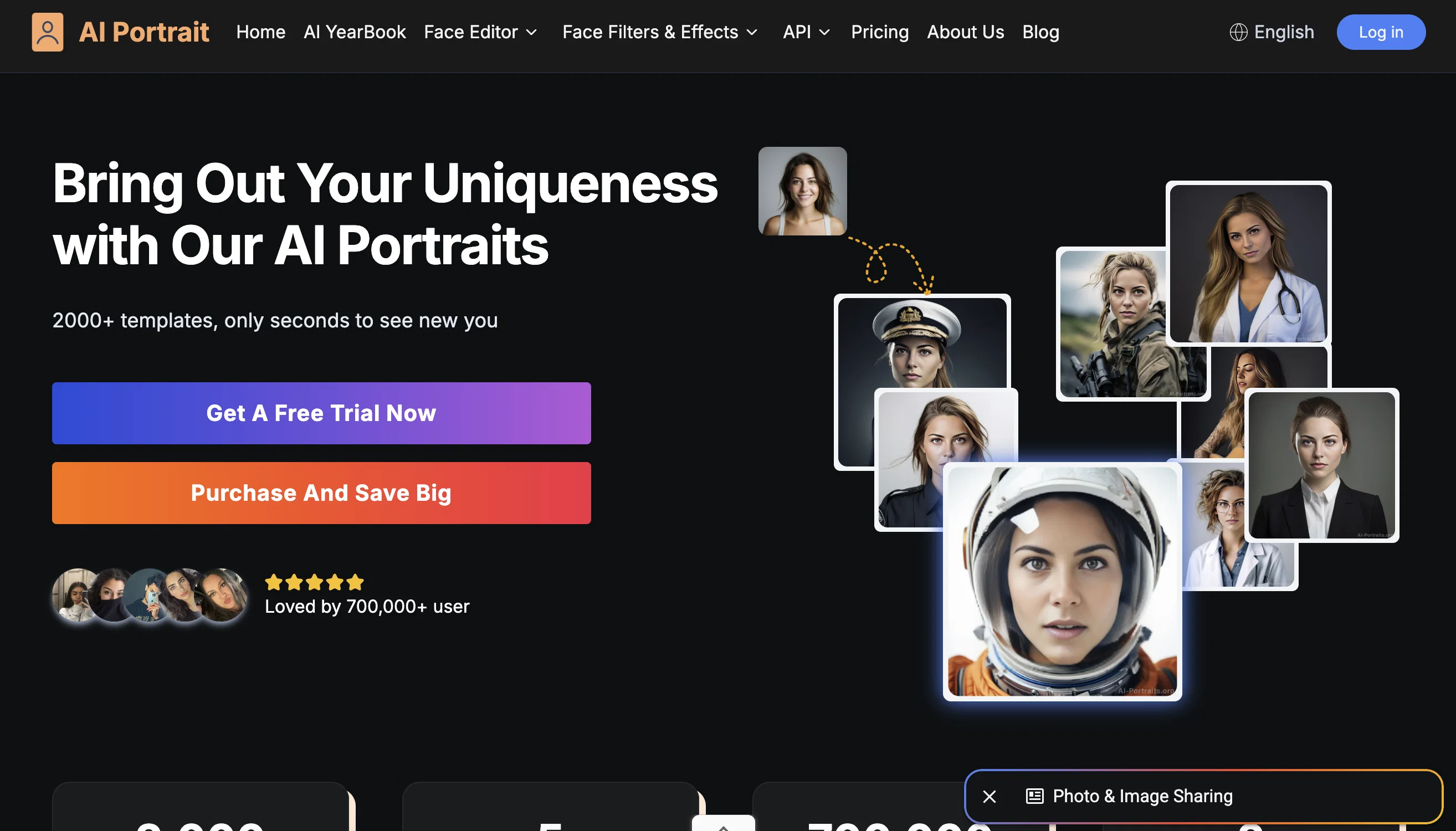 AI-Portrait website