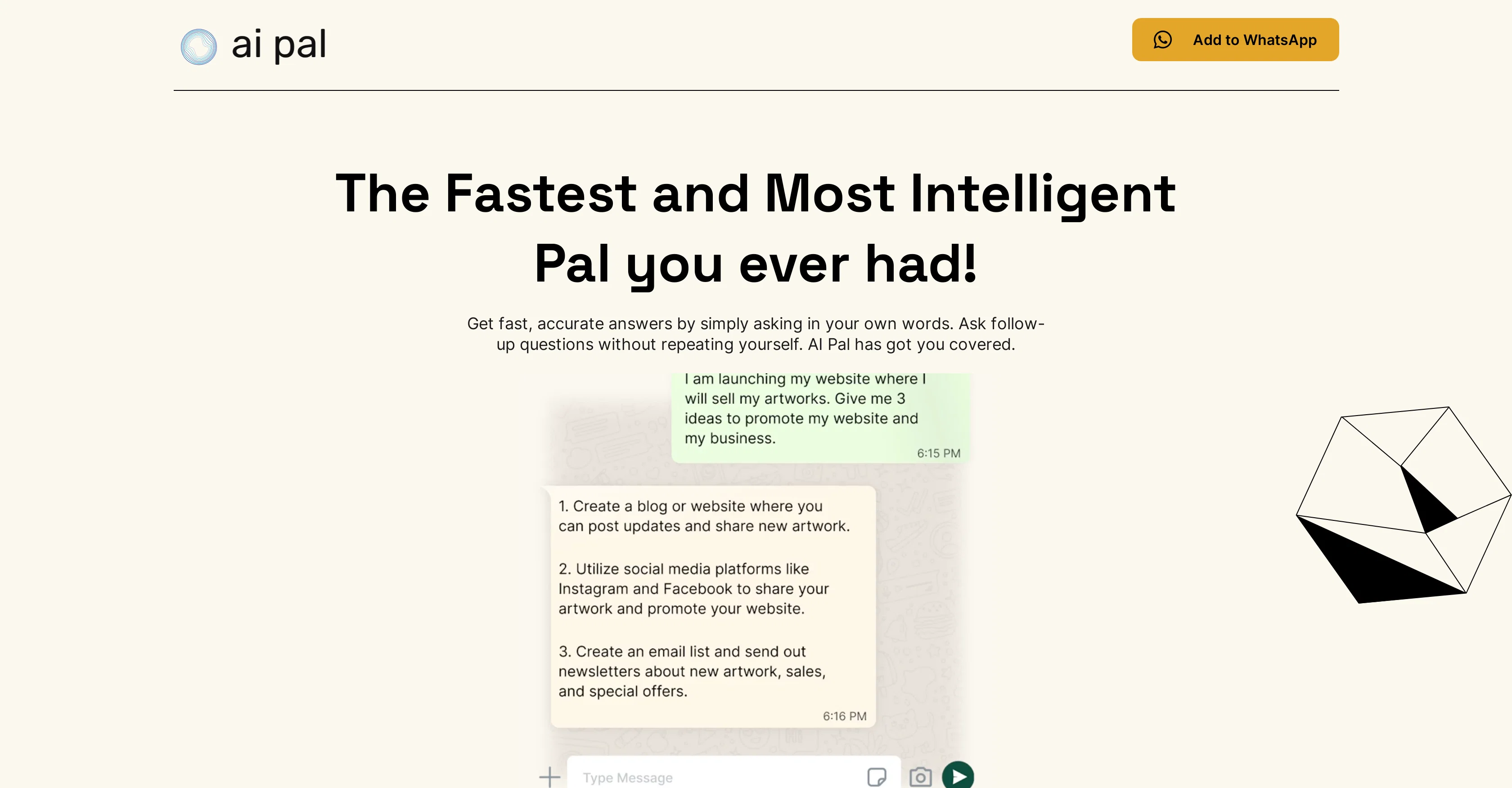 Ai Pal website