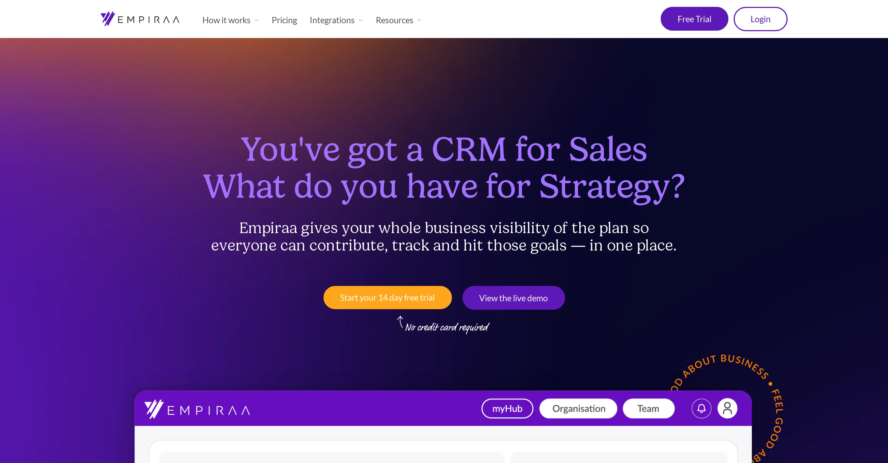 Empiraa website