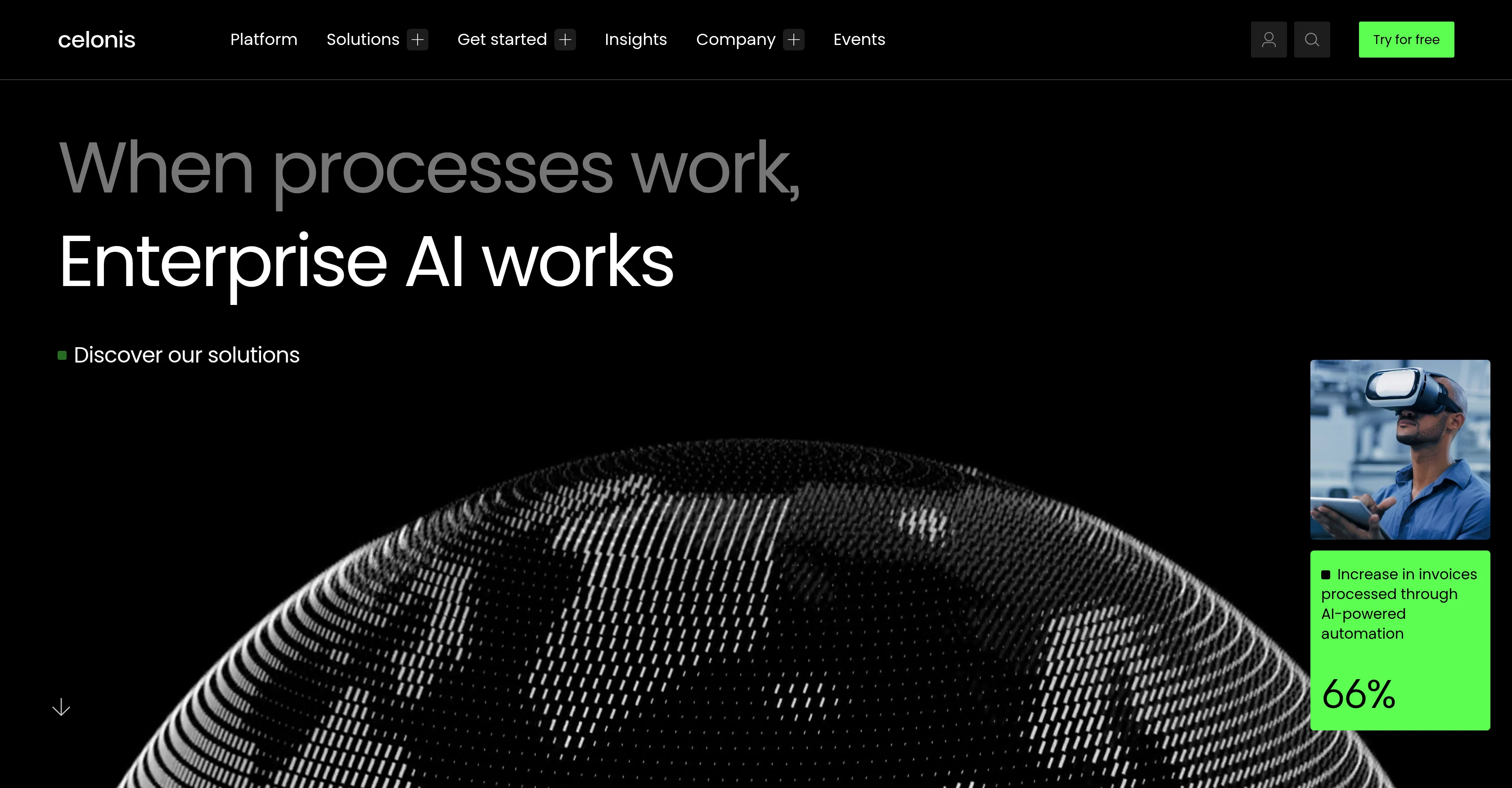 Celonis Process Intelligence Platform website