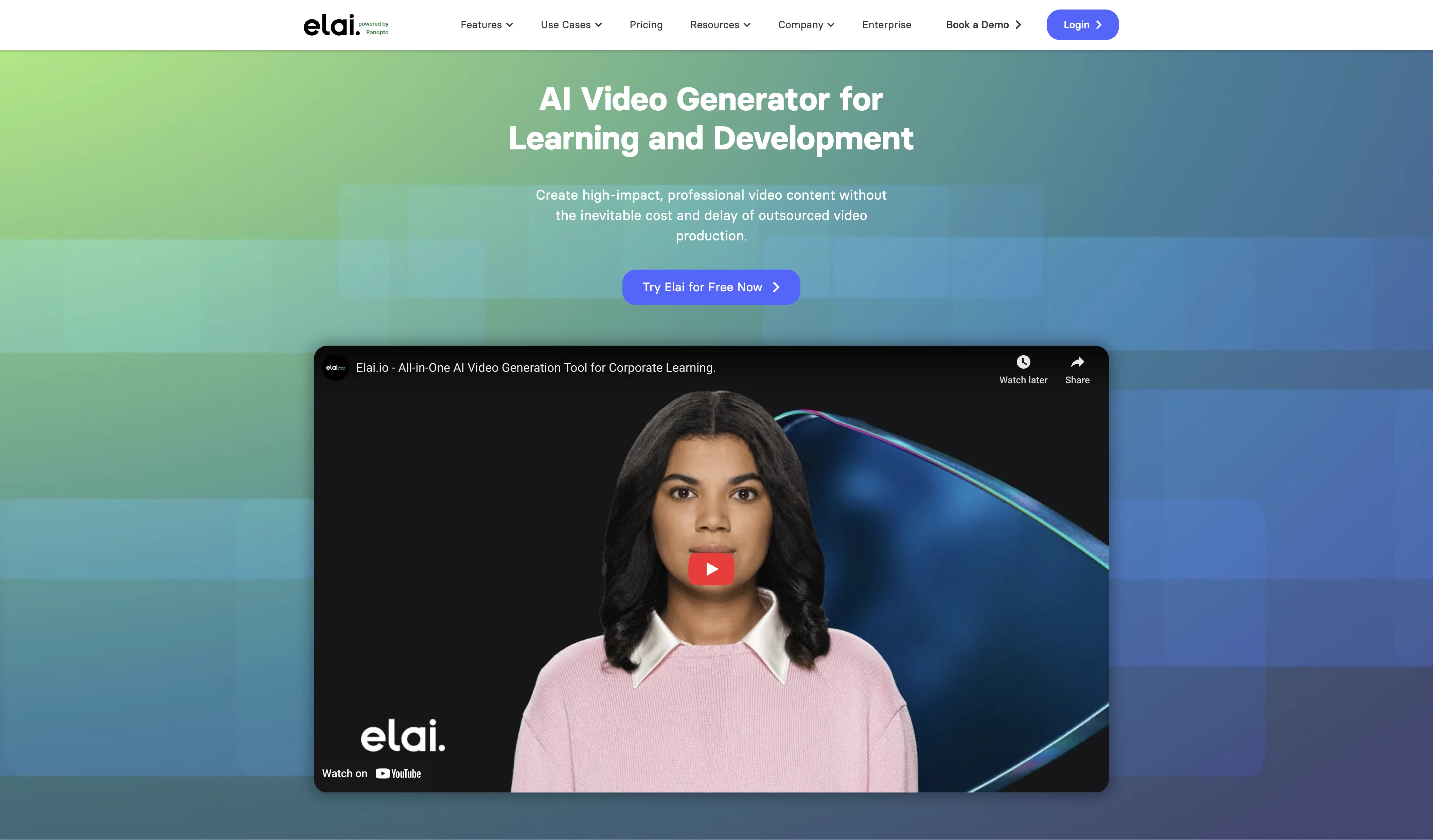 Elai.io website