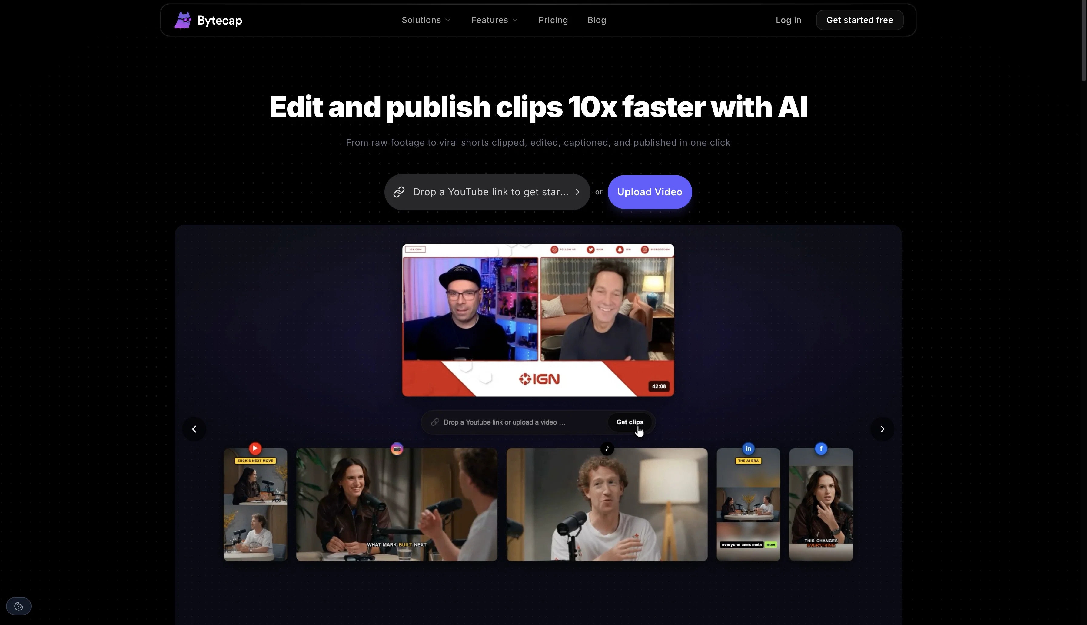 Bytecap website