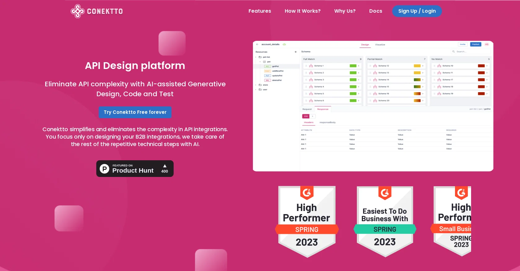 Conektto website
