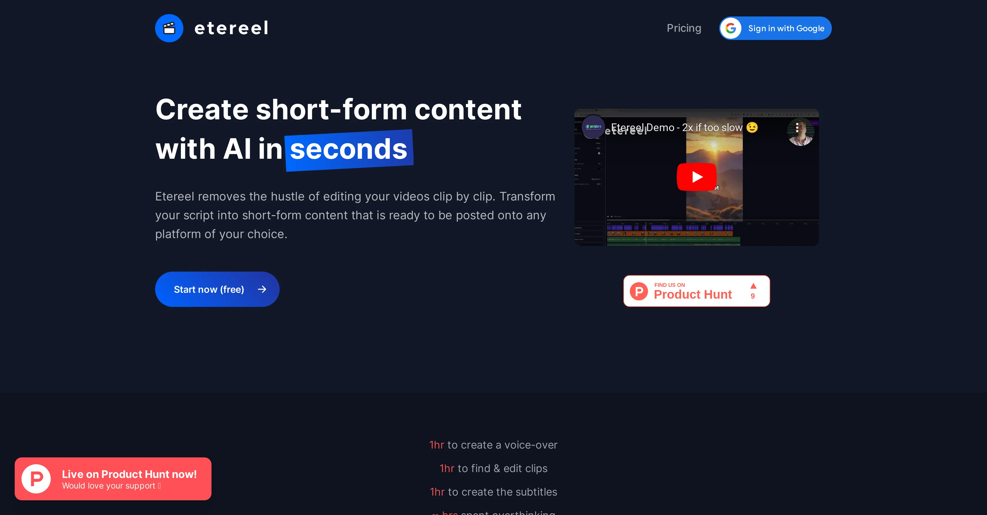 Etereel website