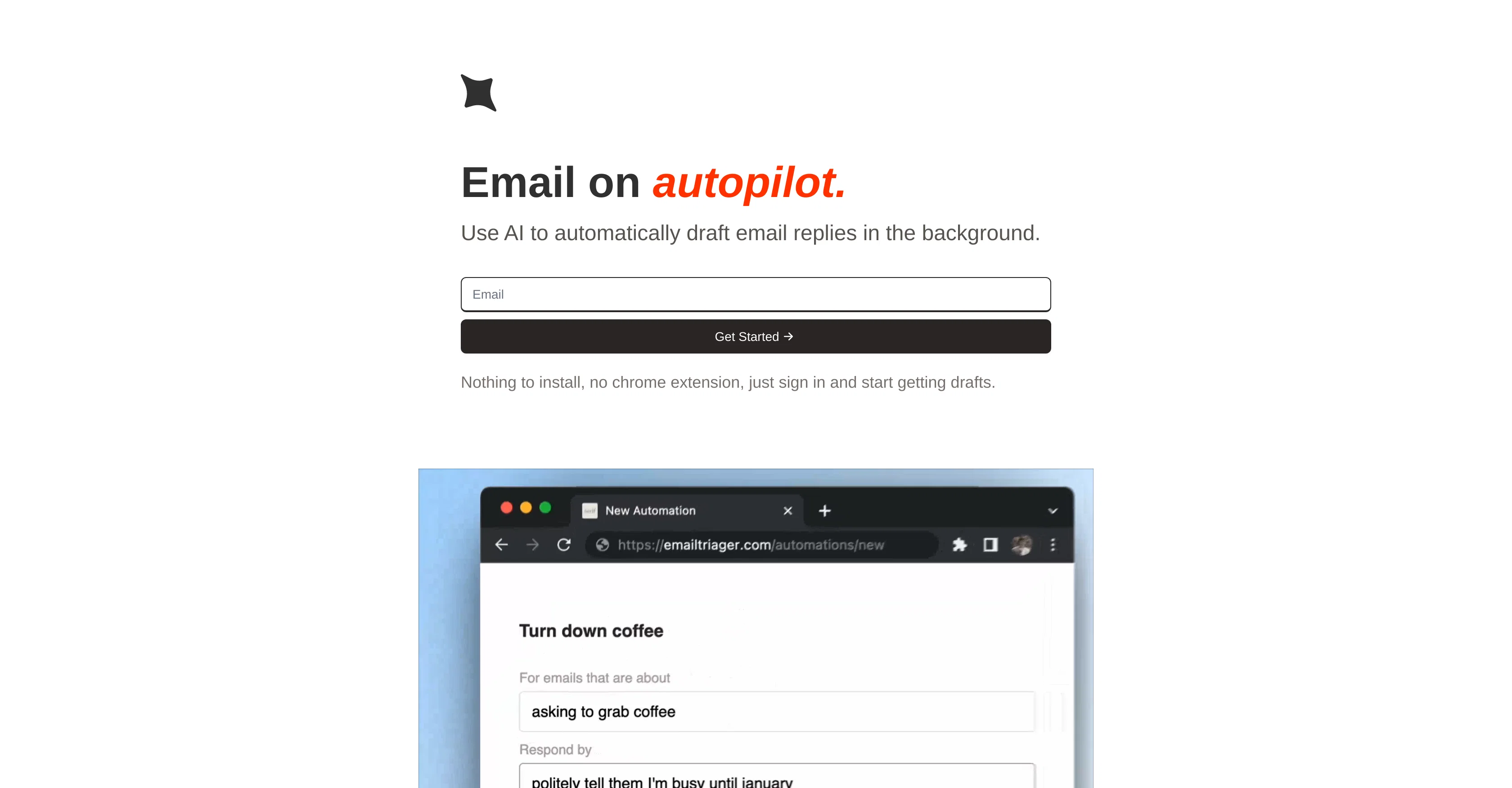 EmailTriager website