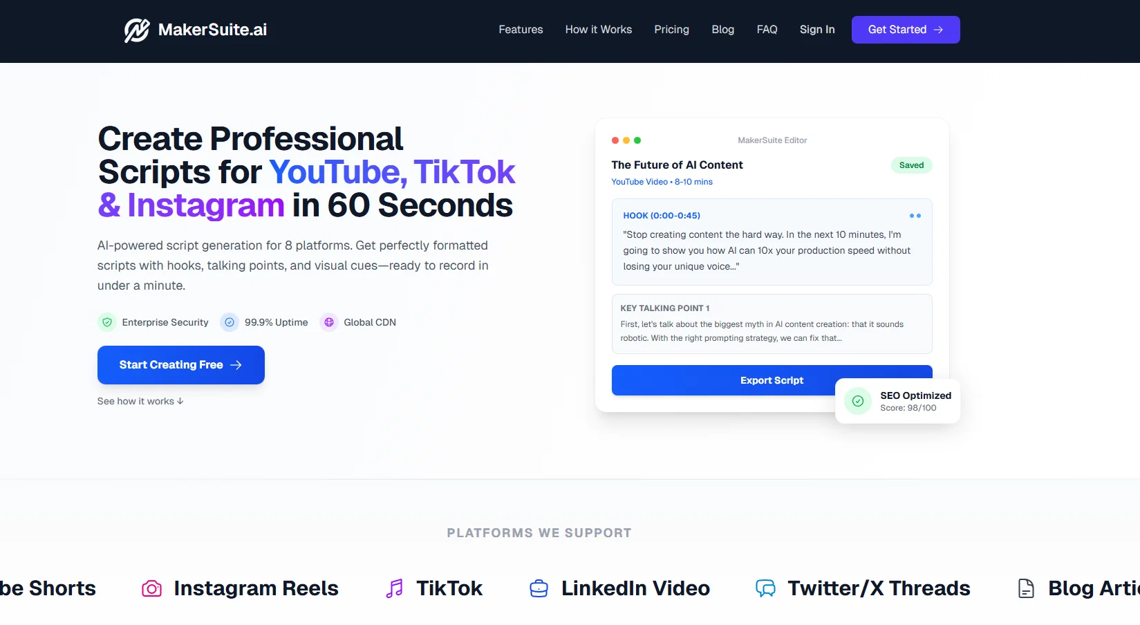 MakerSuite website