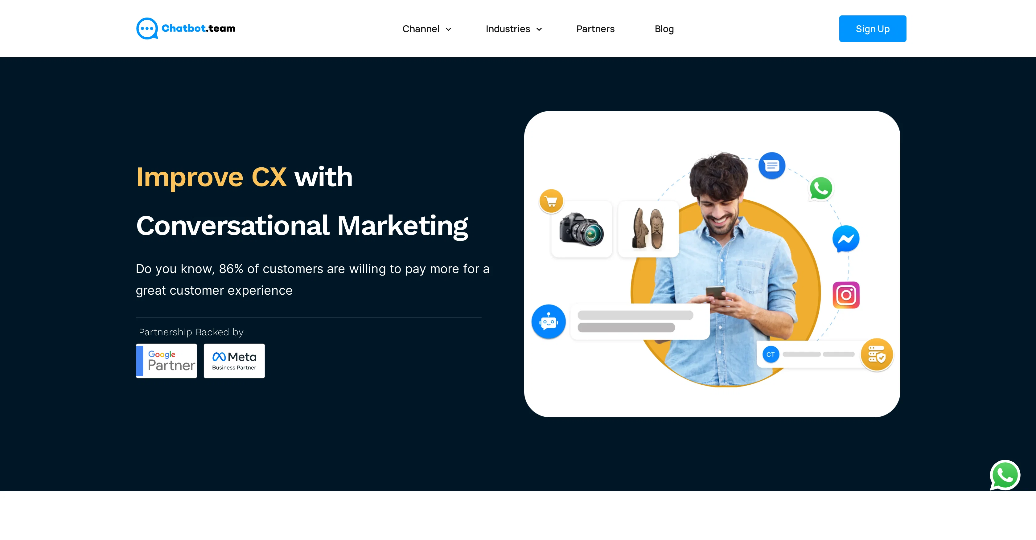Chatbot.Team website