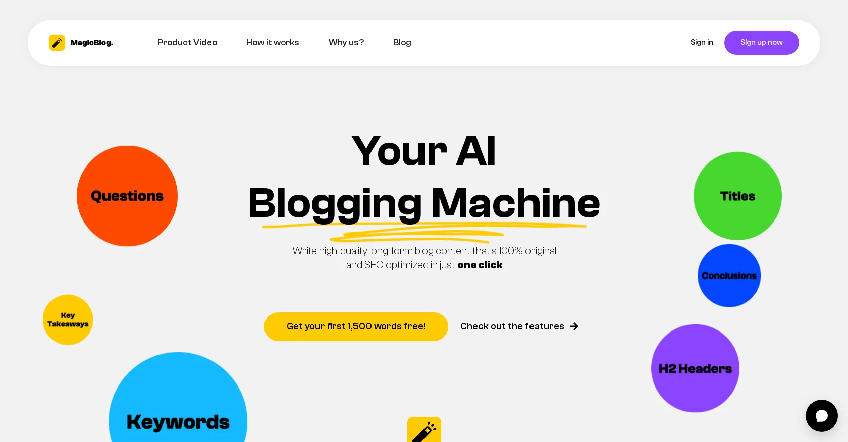 MagicBlog website