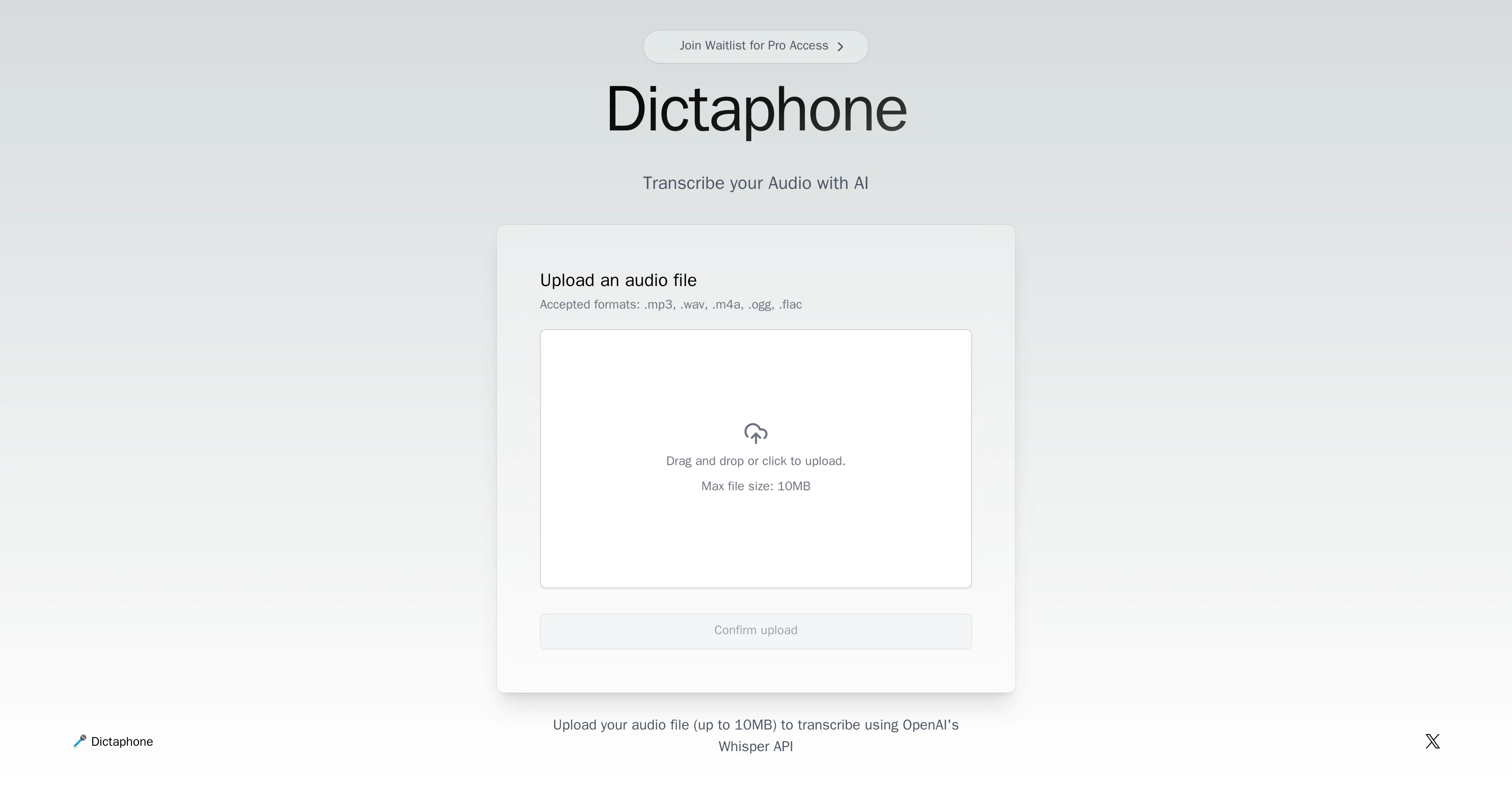 Dictaphone website