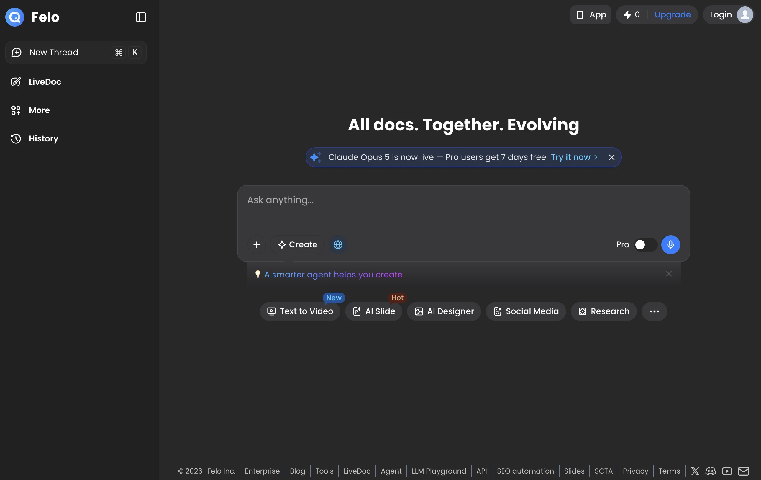 Felo website