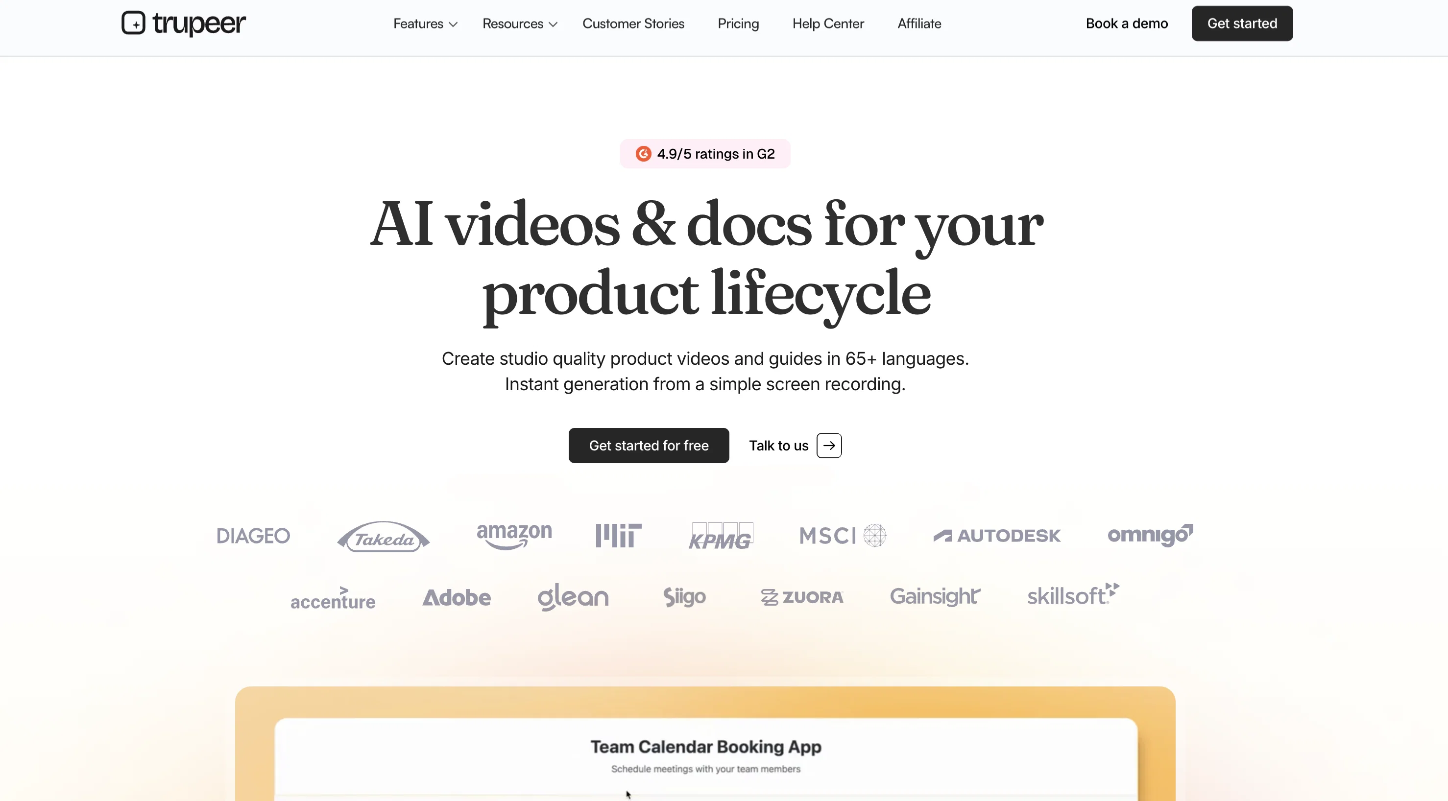Trupeer website