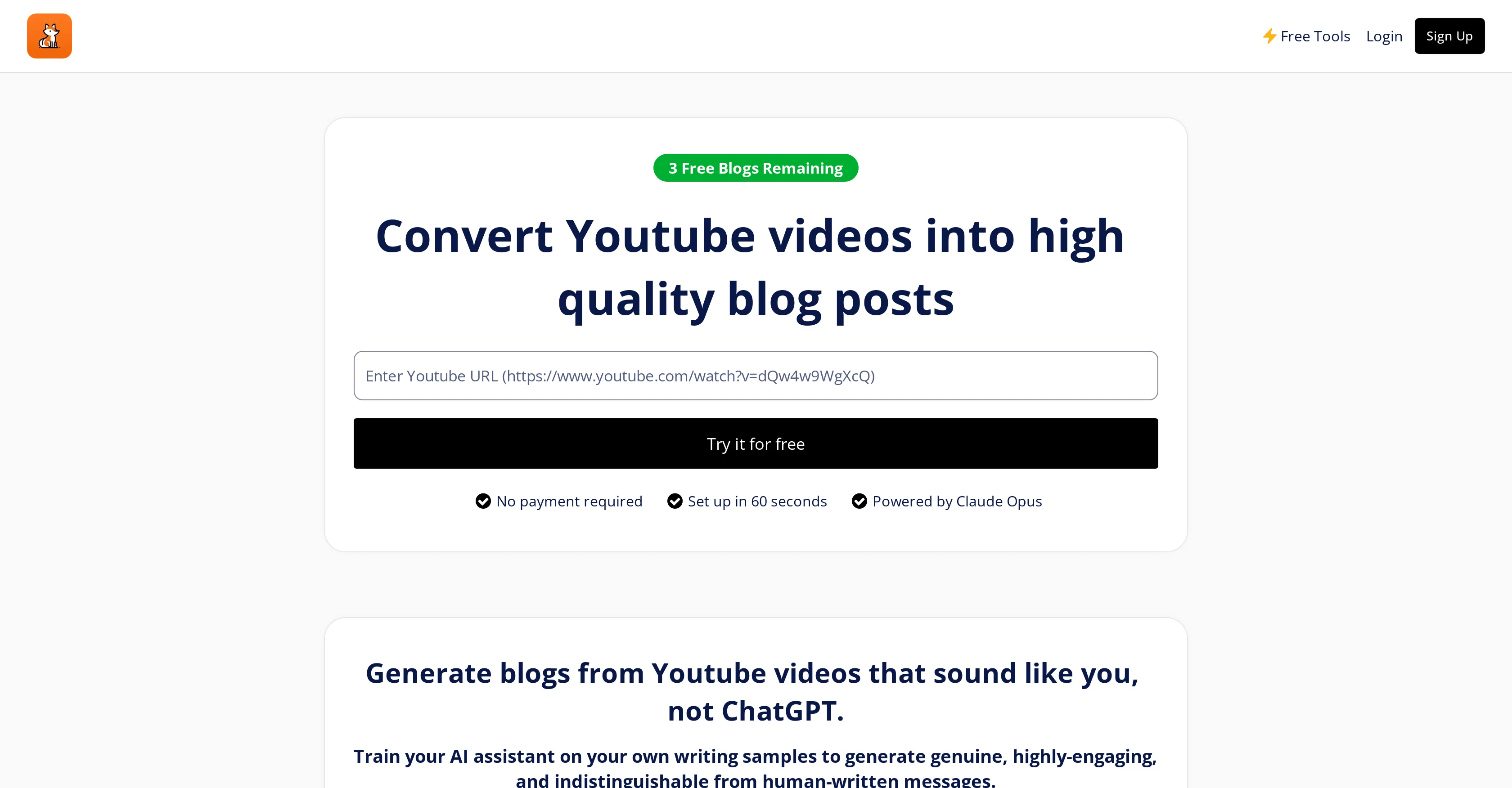 BlogFox website