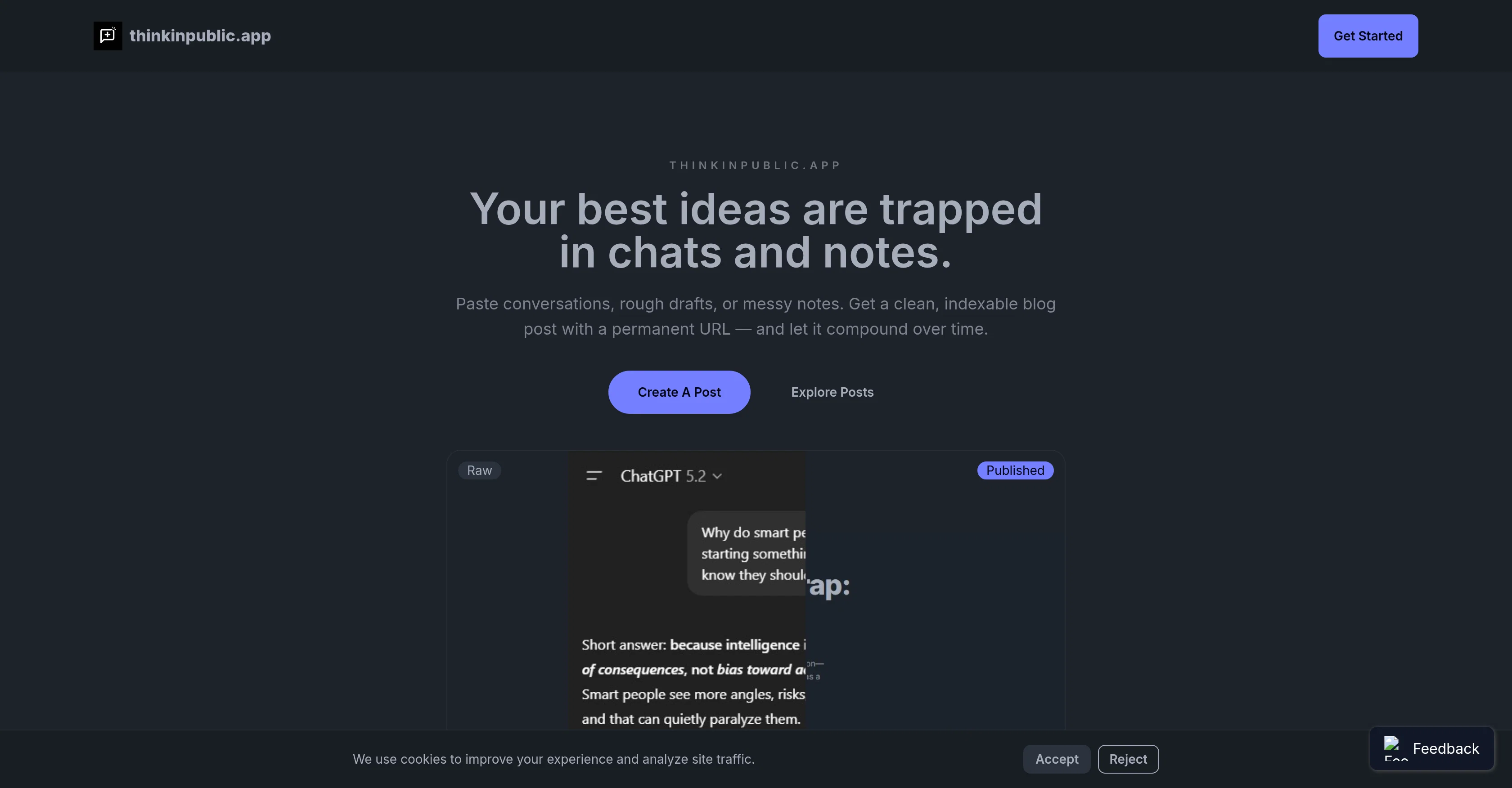 ThinkInPublic website