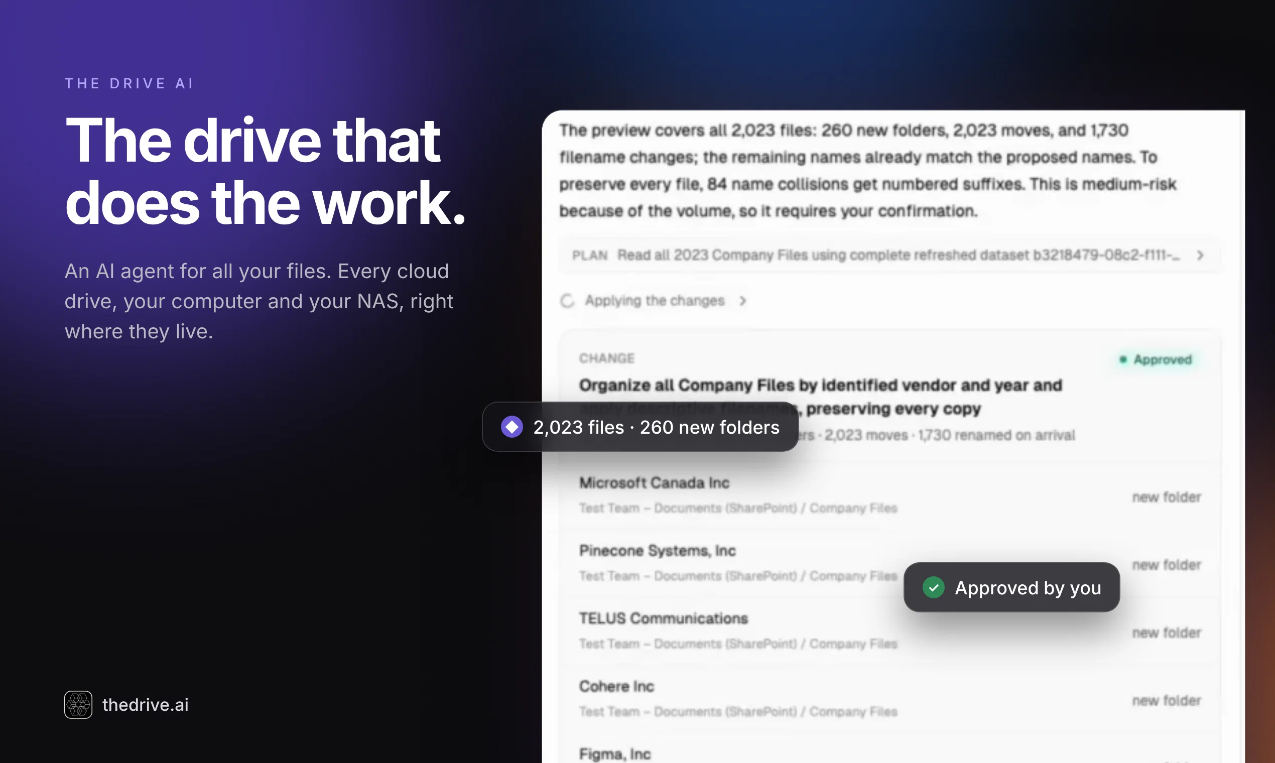 The Drive AI website