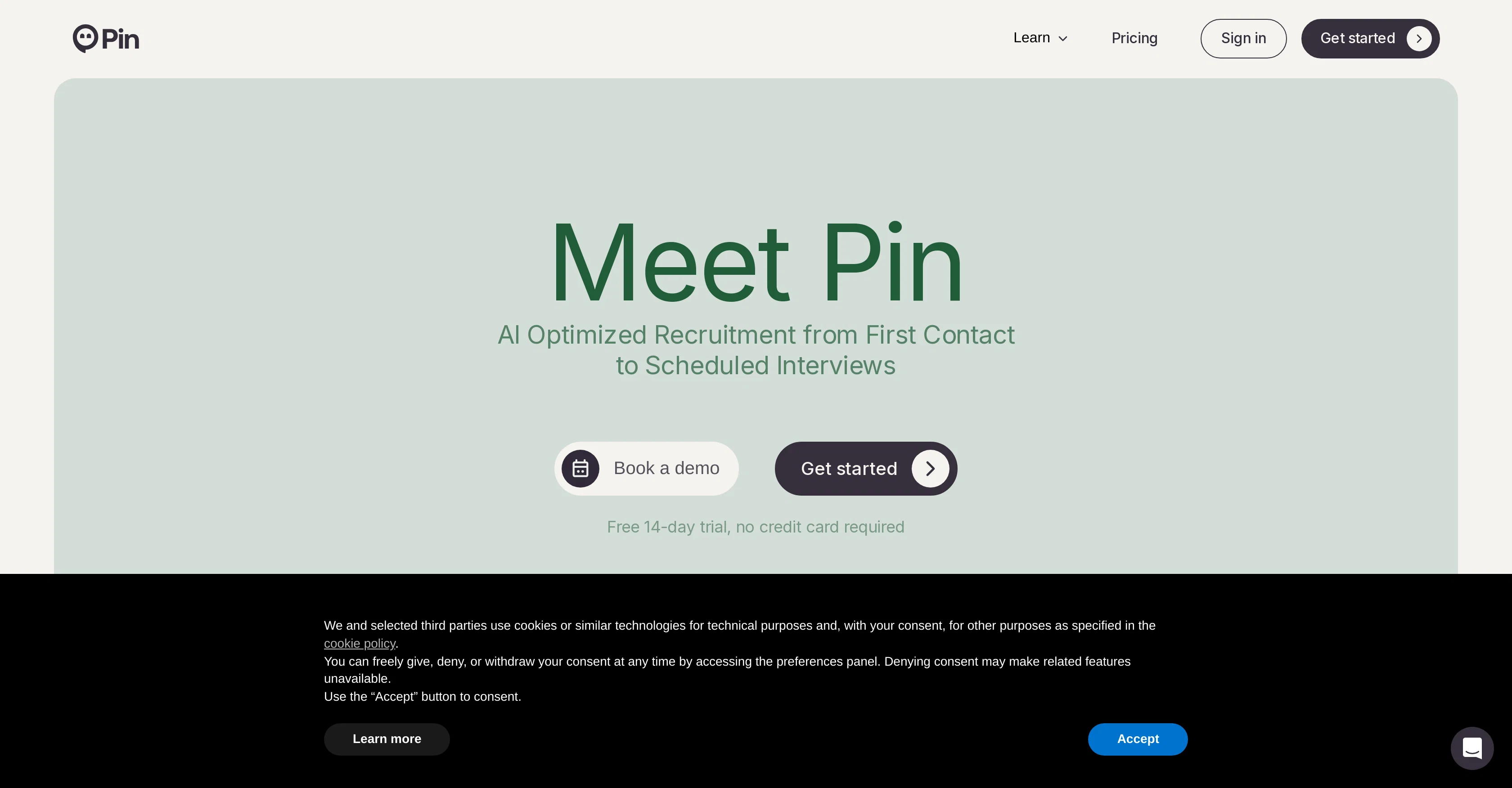 Pin website