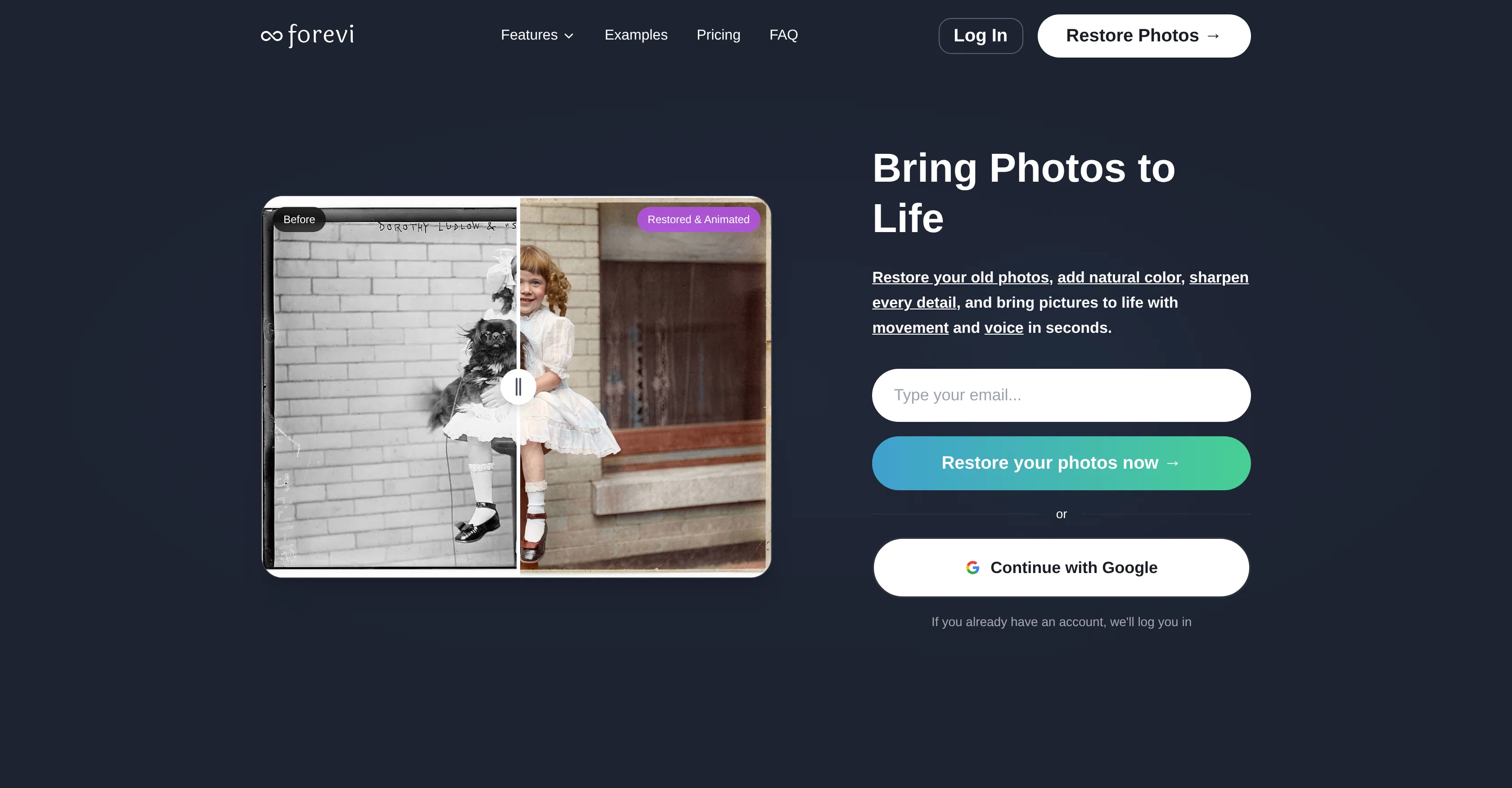 Forevi website