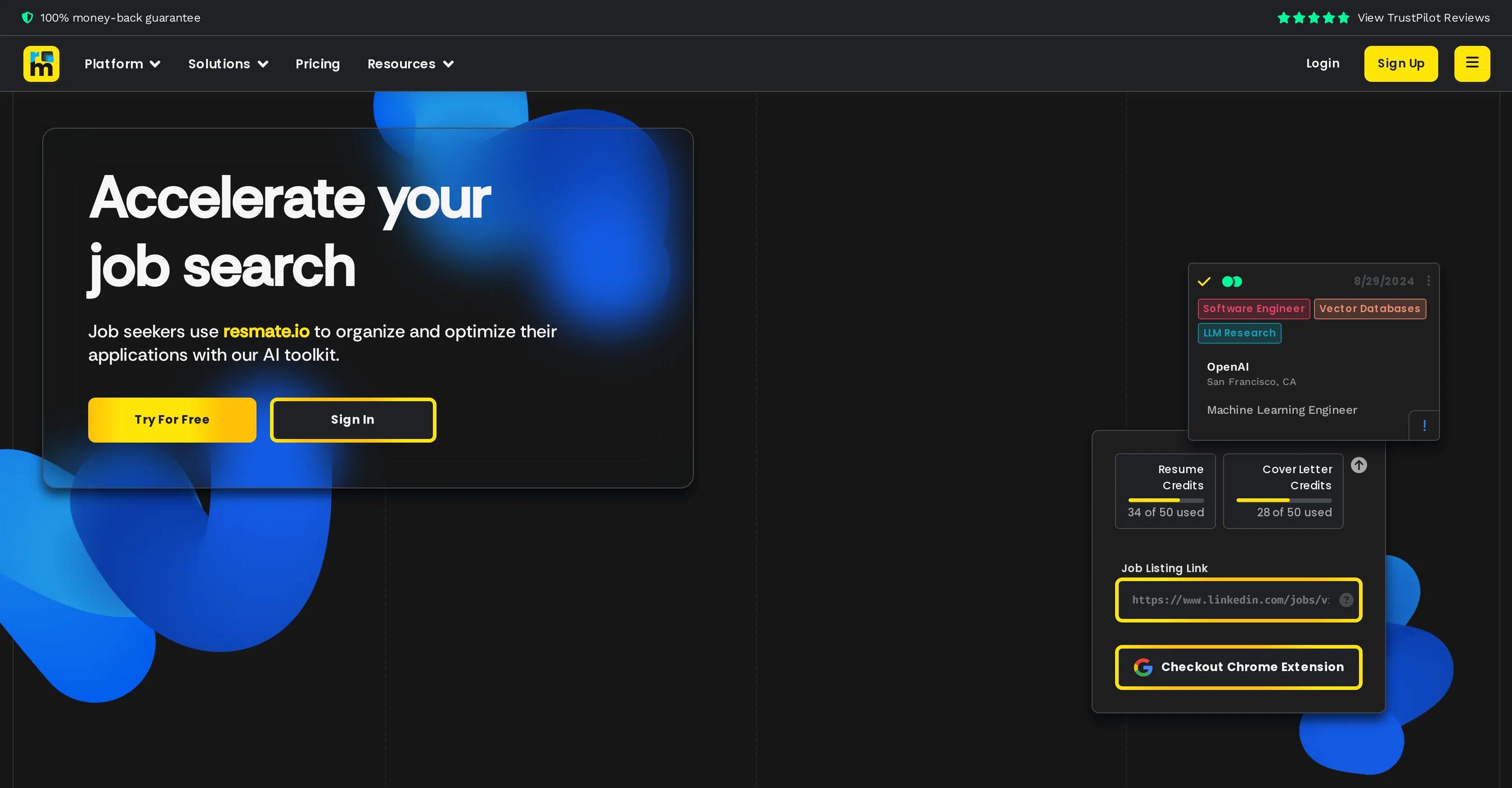 Resmate website