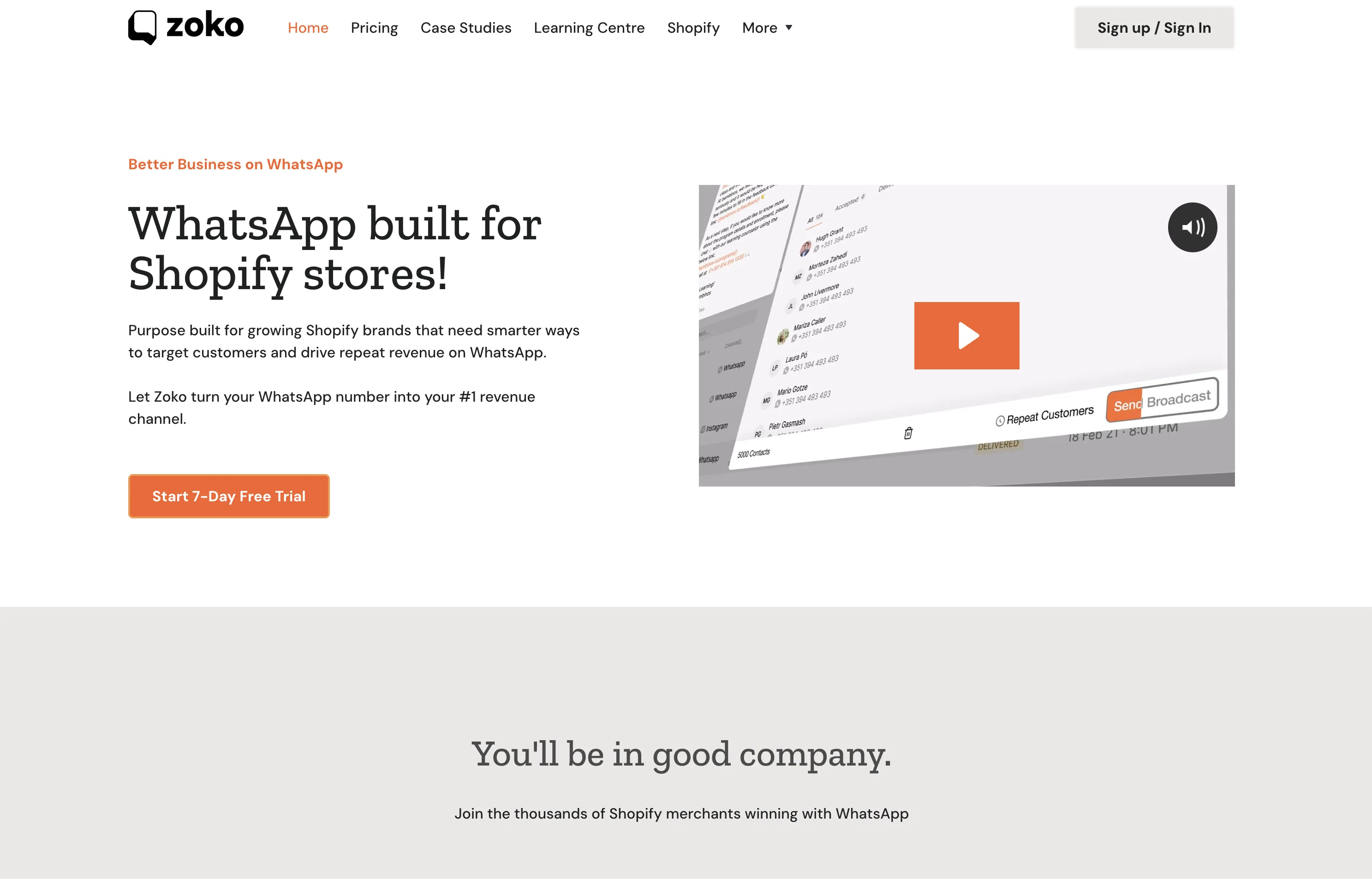 Zoko website