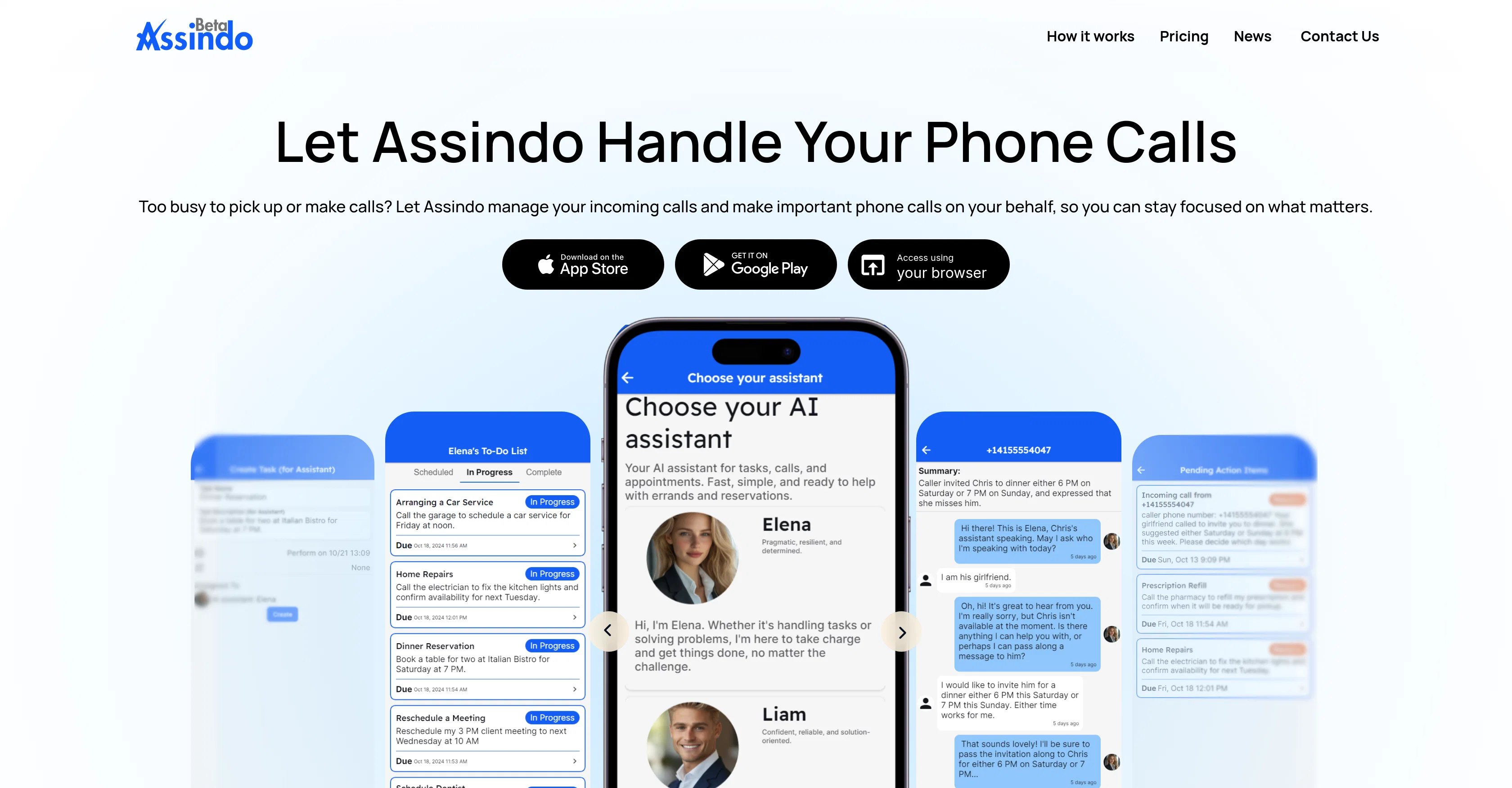 Assindo website
