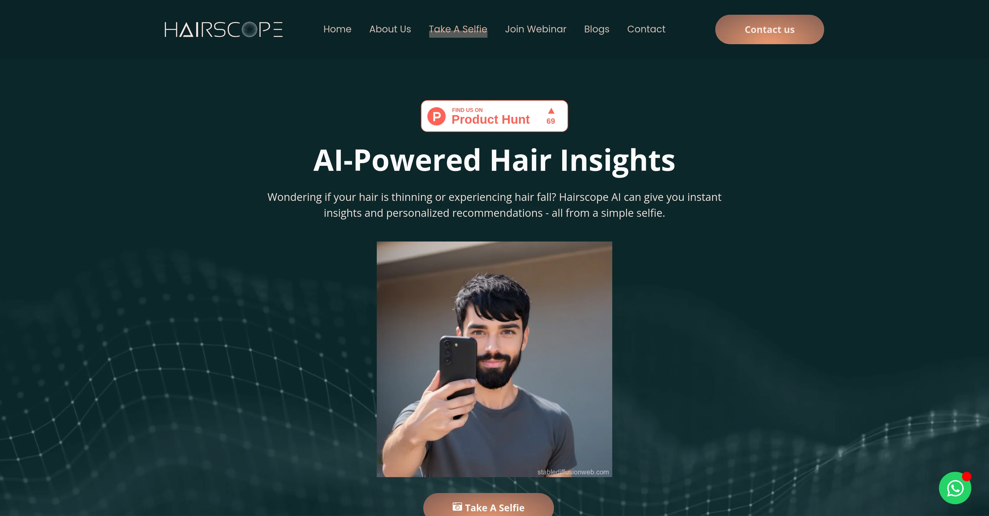 Hairscope AI website
