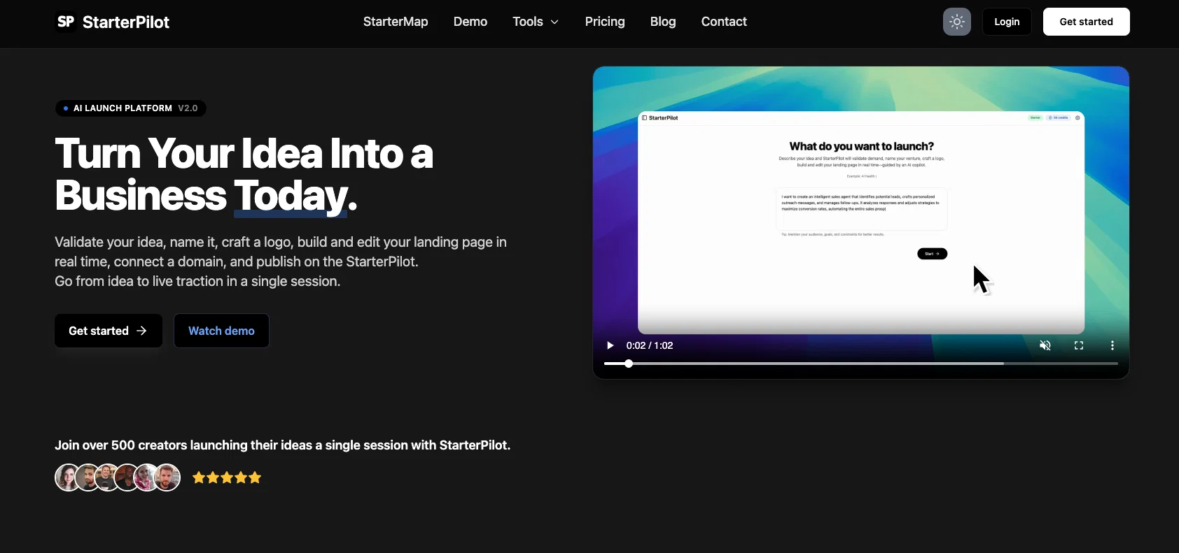 StarterPilot website