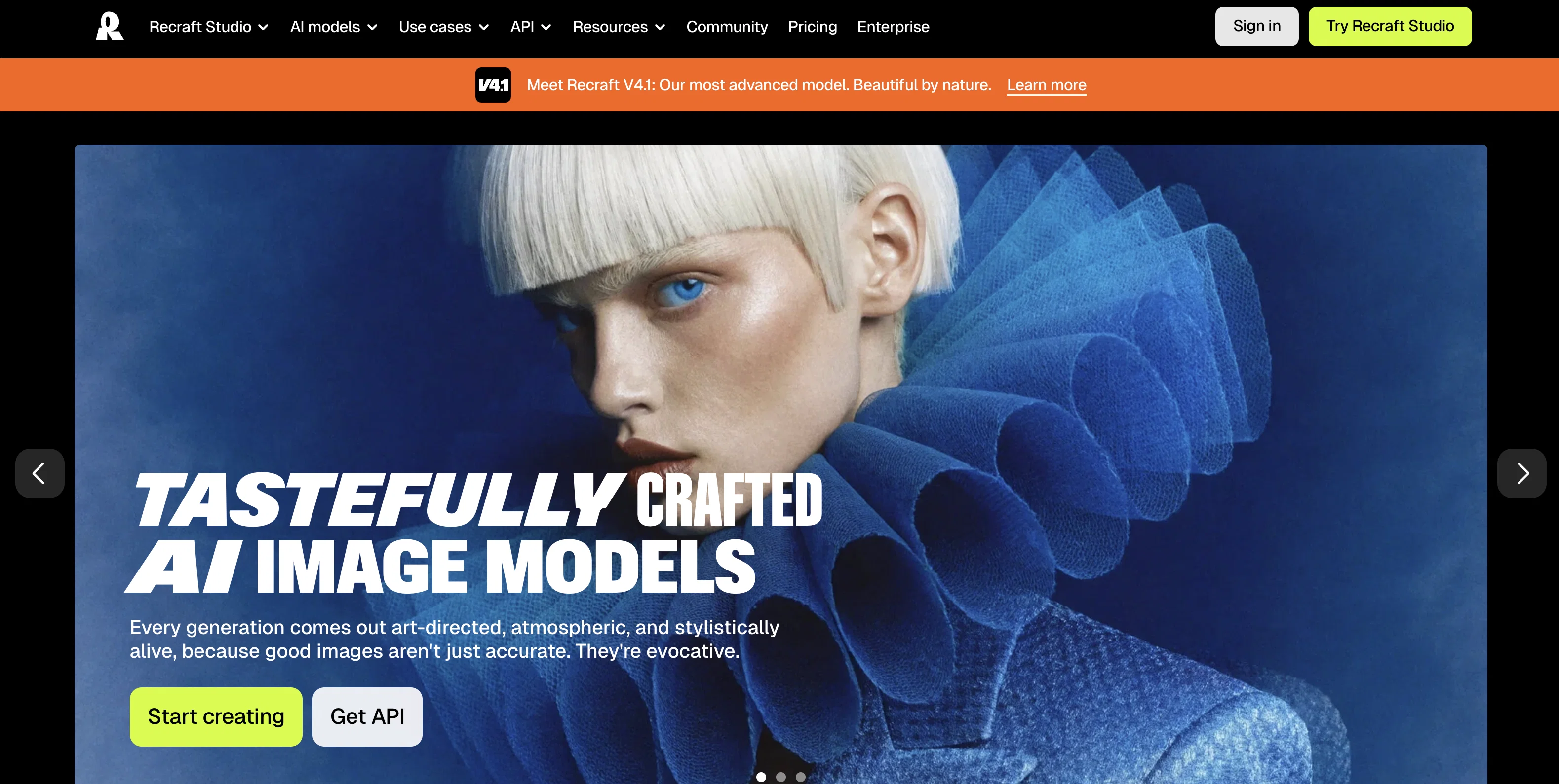 Recraft website