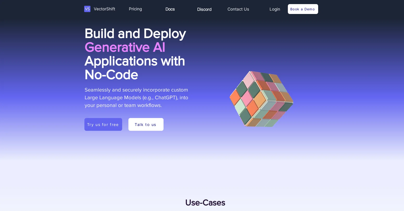 VectorShift website