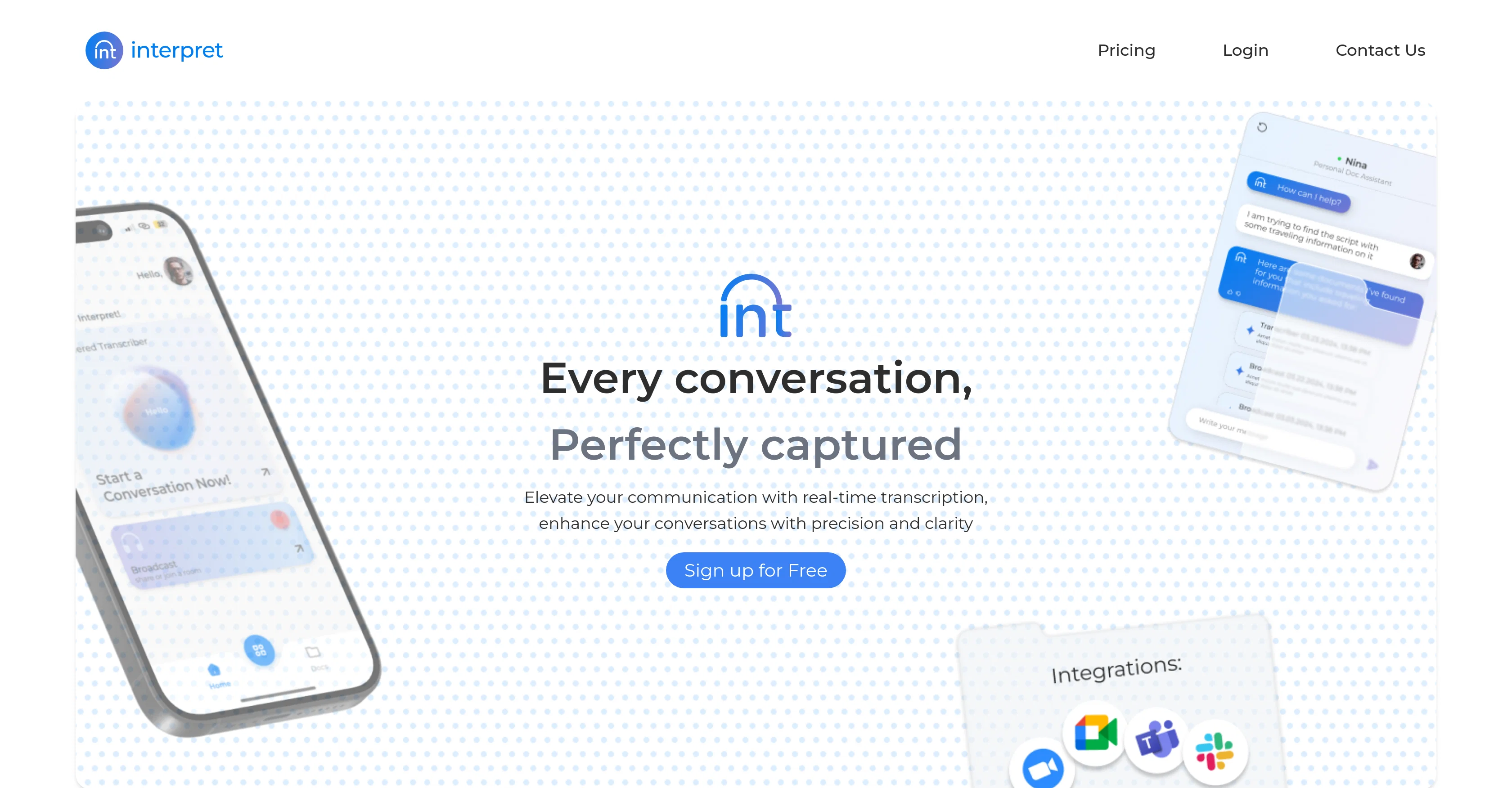 Interpret AI website