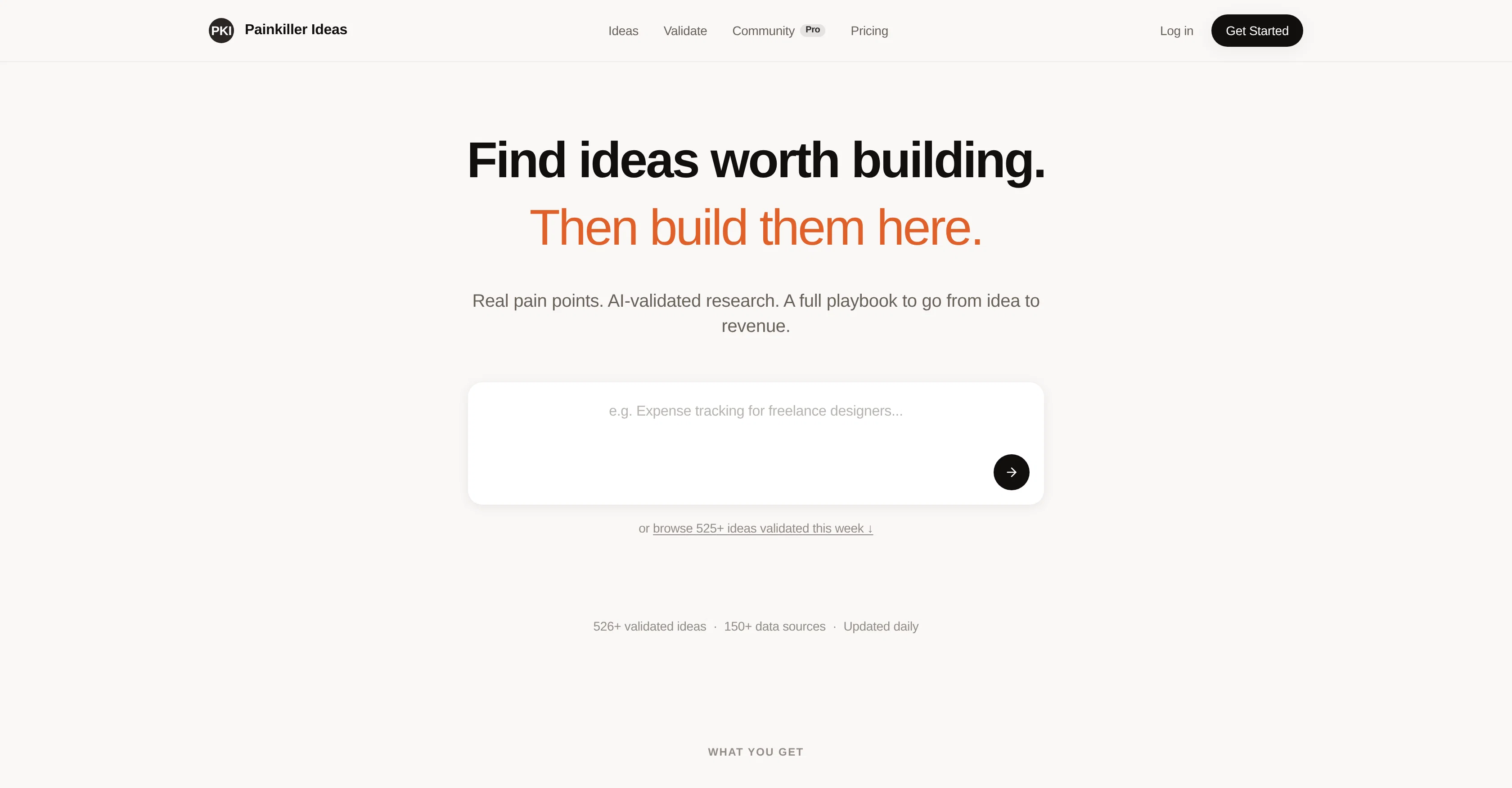 Painkiller Ideas website