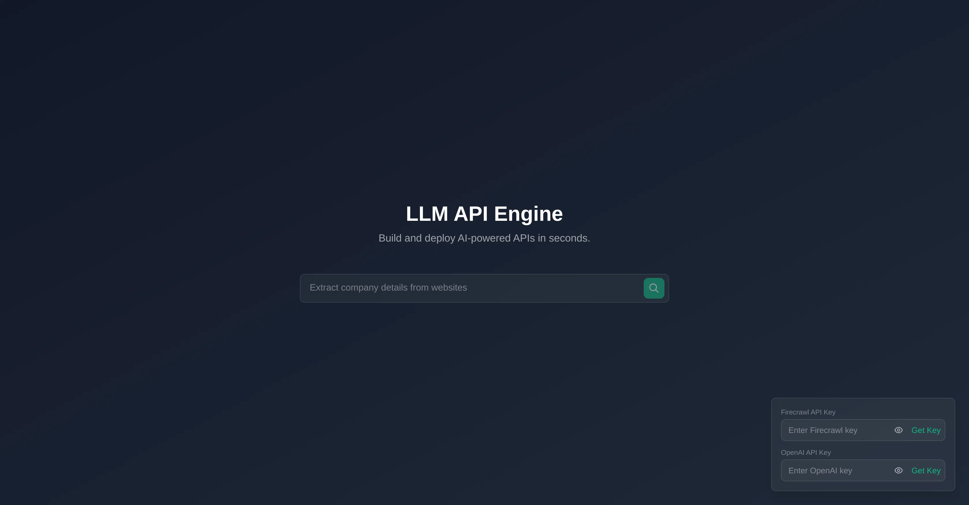 Text to API website
